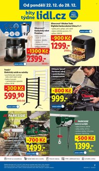 LIDL leták - HIty týdne se slevou až 1300 Kč (2025-12-22 - 2025-12-28)