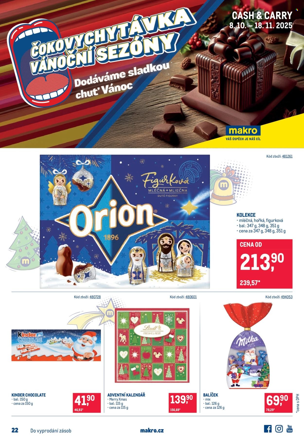 MAKRO leták - Mikulášské čokolády (2025-10-08 - 2025-11-18)