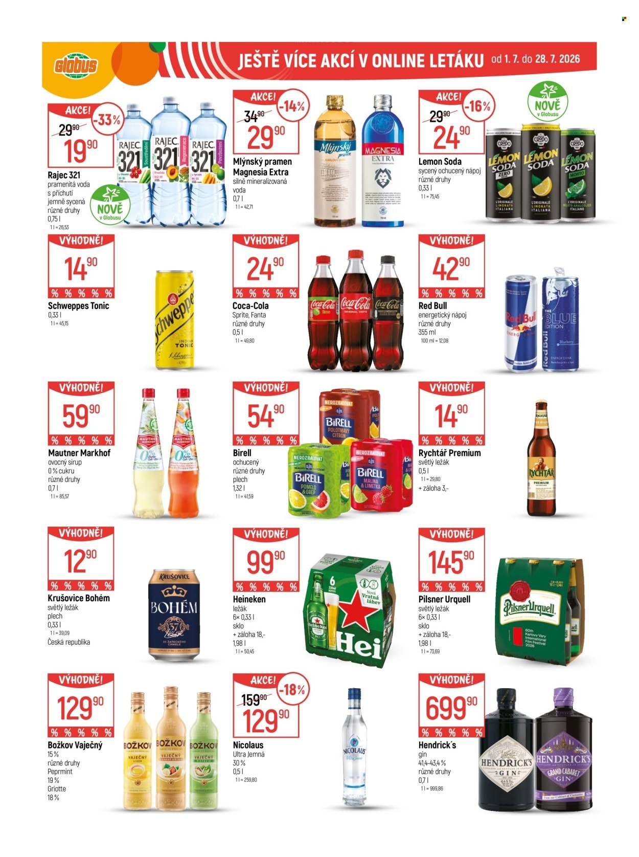GLOBUS leták - Od středy 22.7.2026