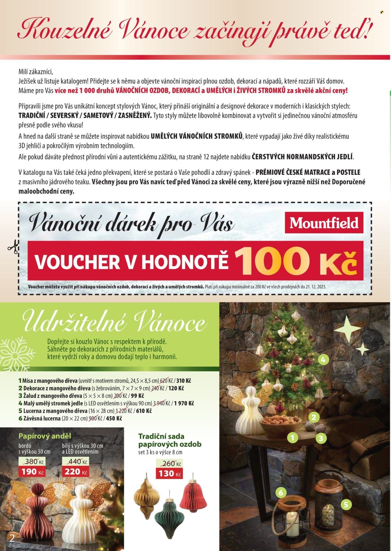 MOUNTFIELD leták - Vánoce (2025-11-24)