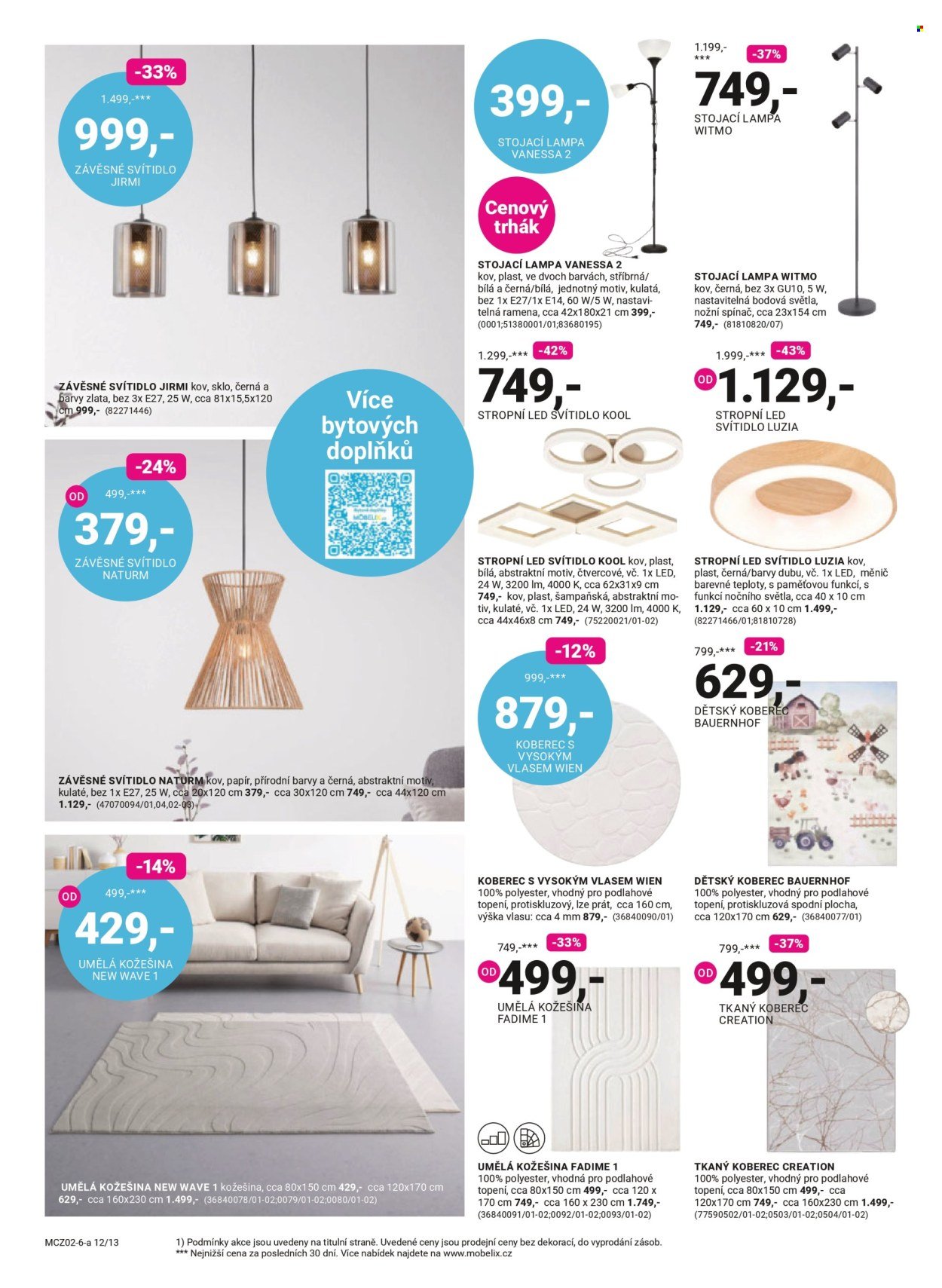 MÖBELIX leták - Valentýn v rytmu lásky a slev (2026-02-09 - 2026-03-08)