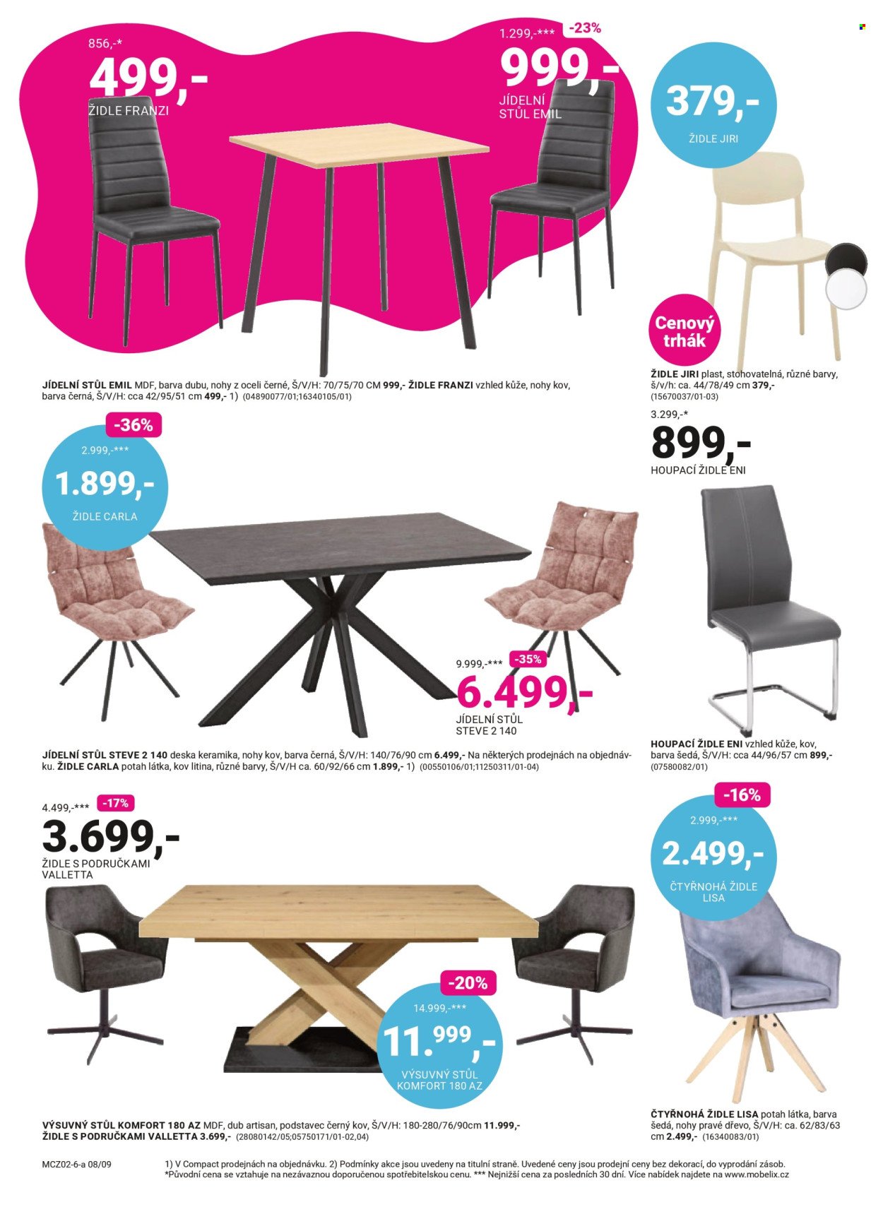 MÖBELIX leták - Valentýn v rytmu lásky a slev (2026-02-09 - 2026-03-08)