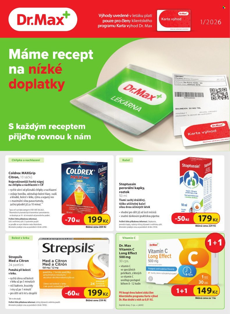 DR. MAX leták - Od čtvrtka 1.1.2026 (2026-01-01 - 2026-01-31)
