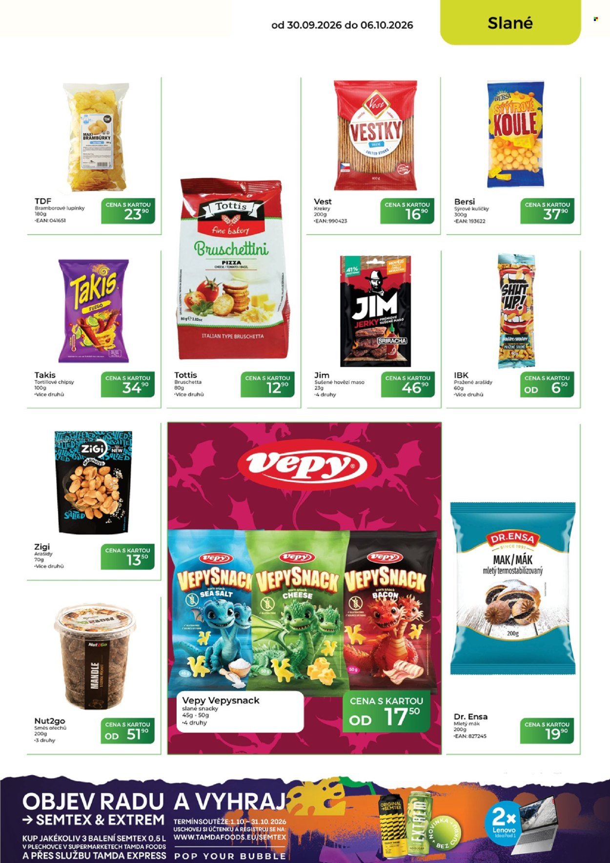 TAMDA FOODS leták - Od středy 30.9.2026