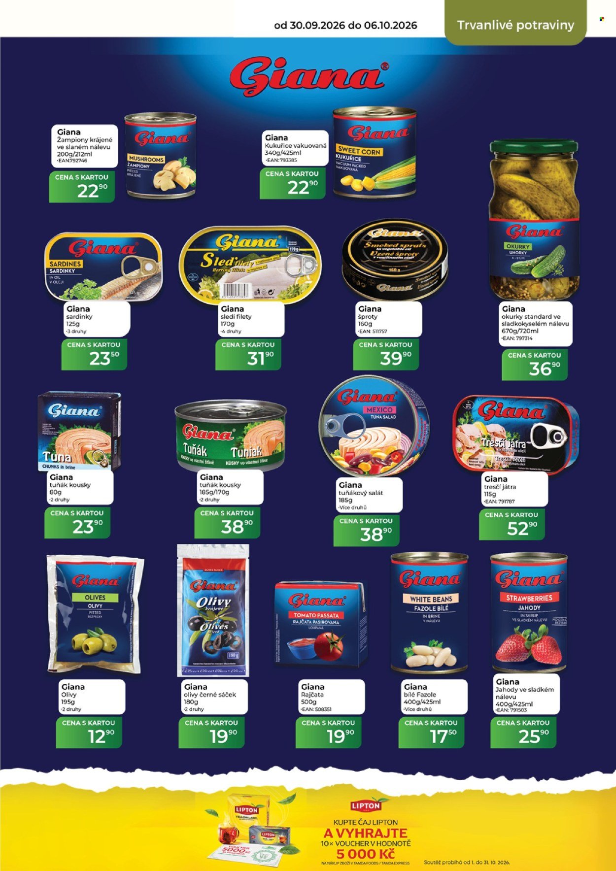 TAMDA FOODS leták - Od středy 30.9.2026