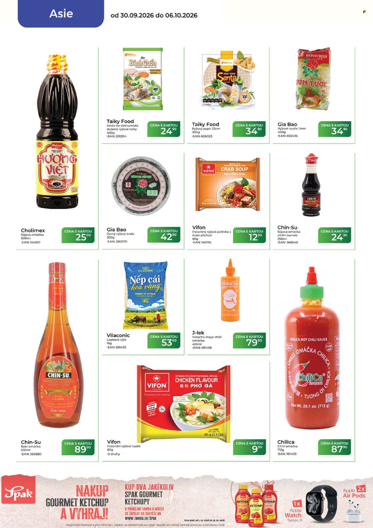 TAMDA FOODS leták - Od středy 30.9.2026