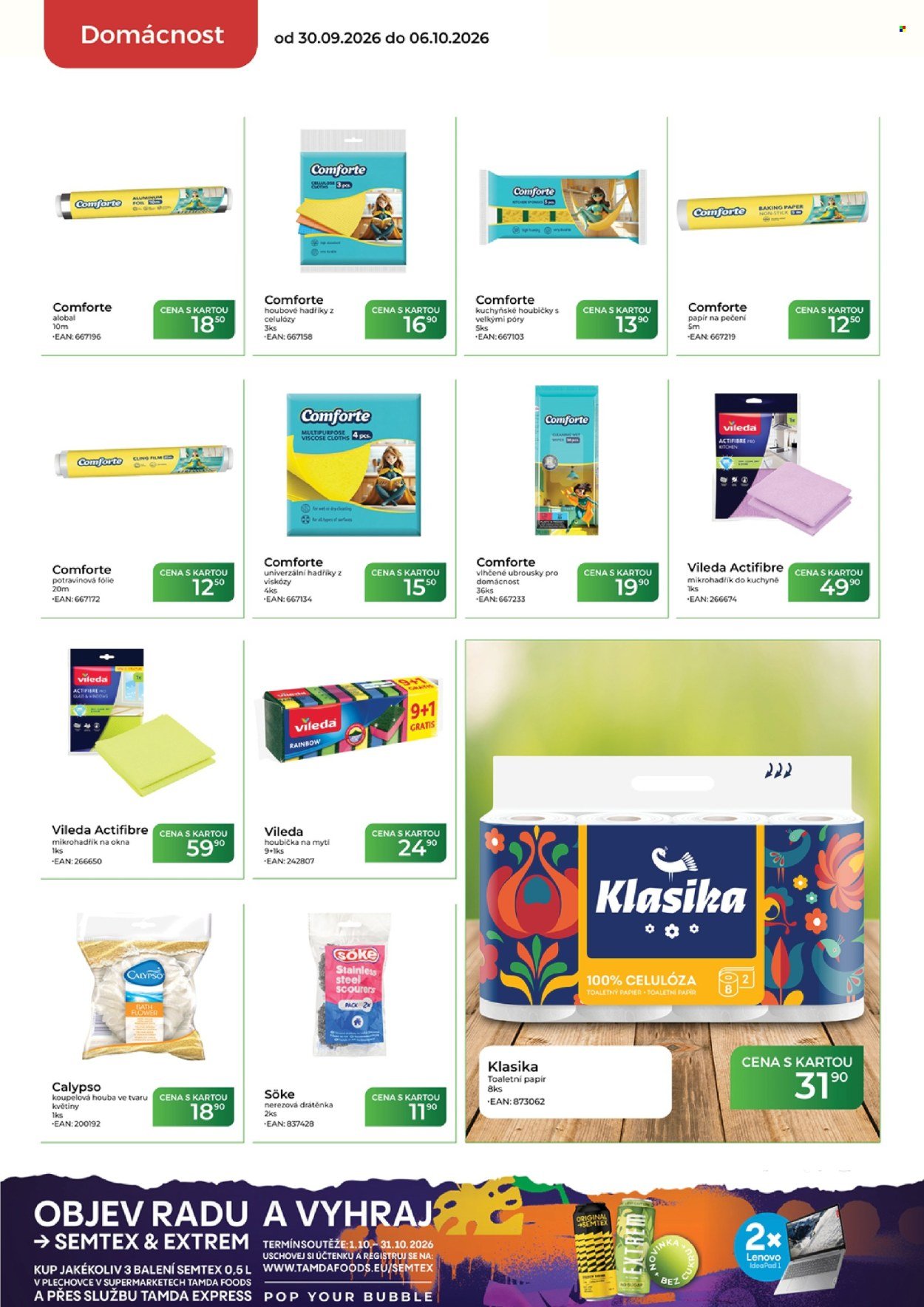 TAMDA FOODS leták - Od středy 30.9.2026