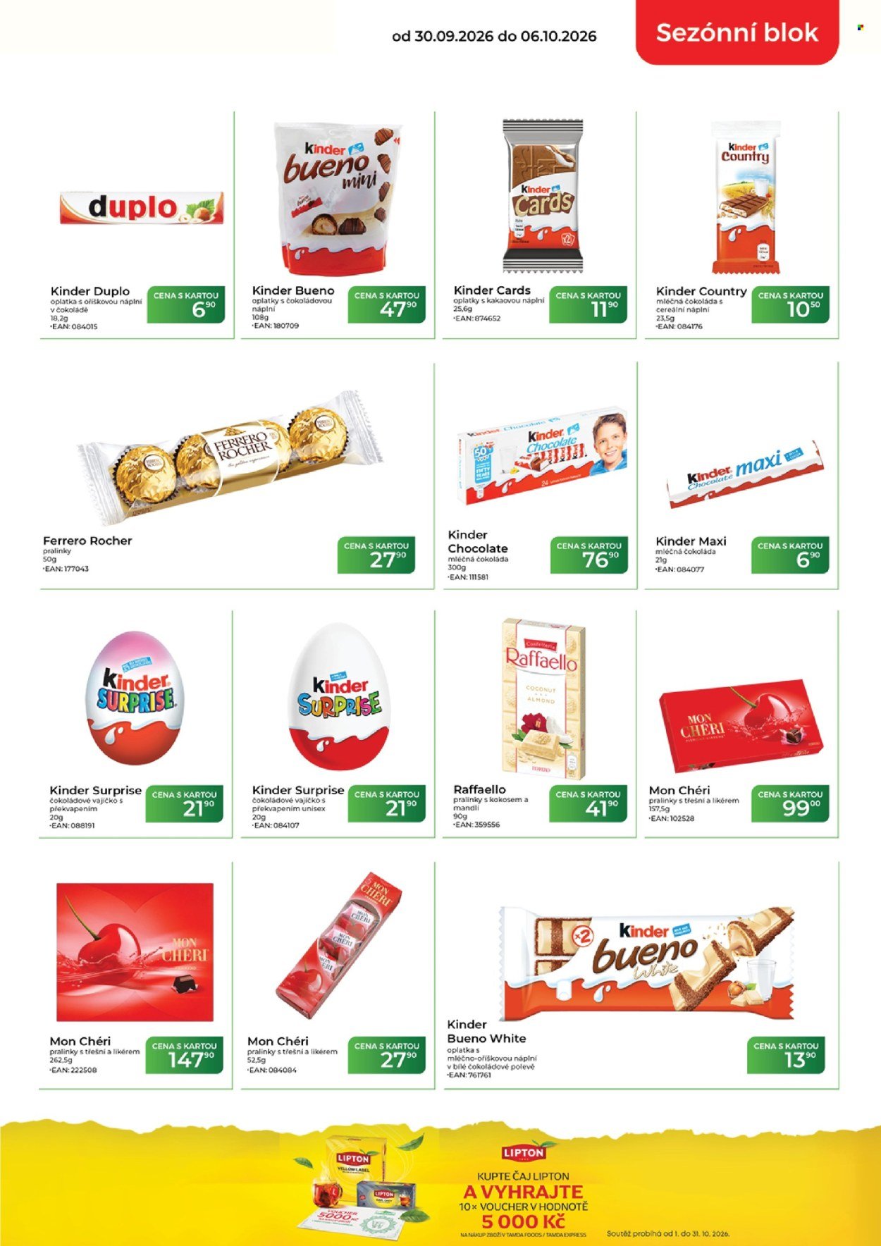 TAMDA FOODS leták - Od středy 30.9.2026
