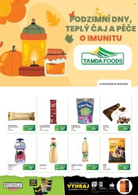 TAMDA FOODS leták - Od středy 30.9.2026