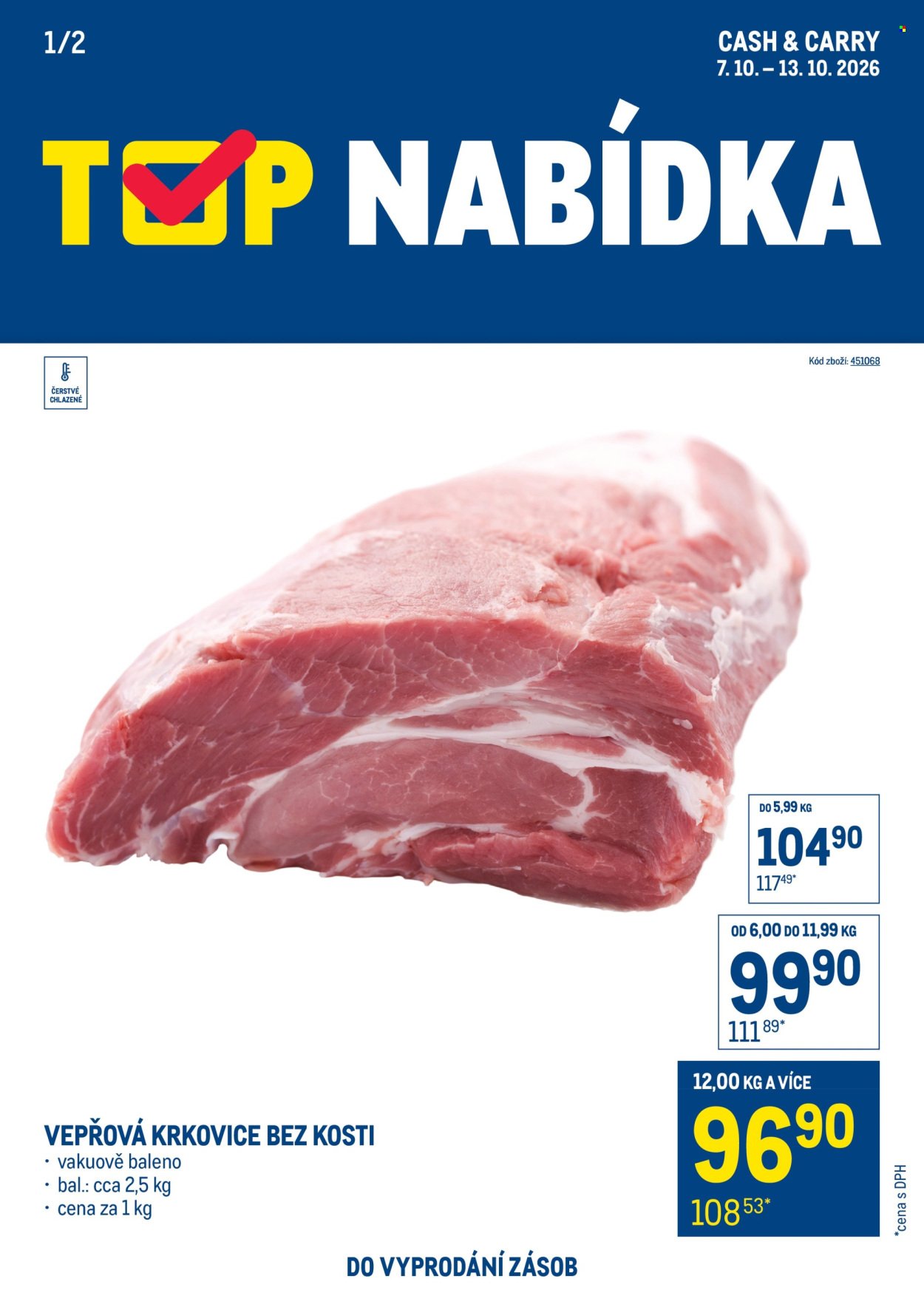 MAKRO leták - TOP maso