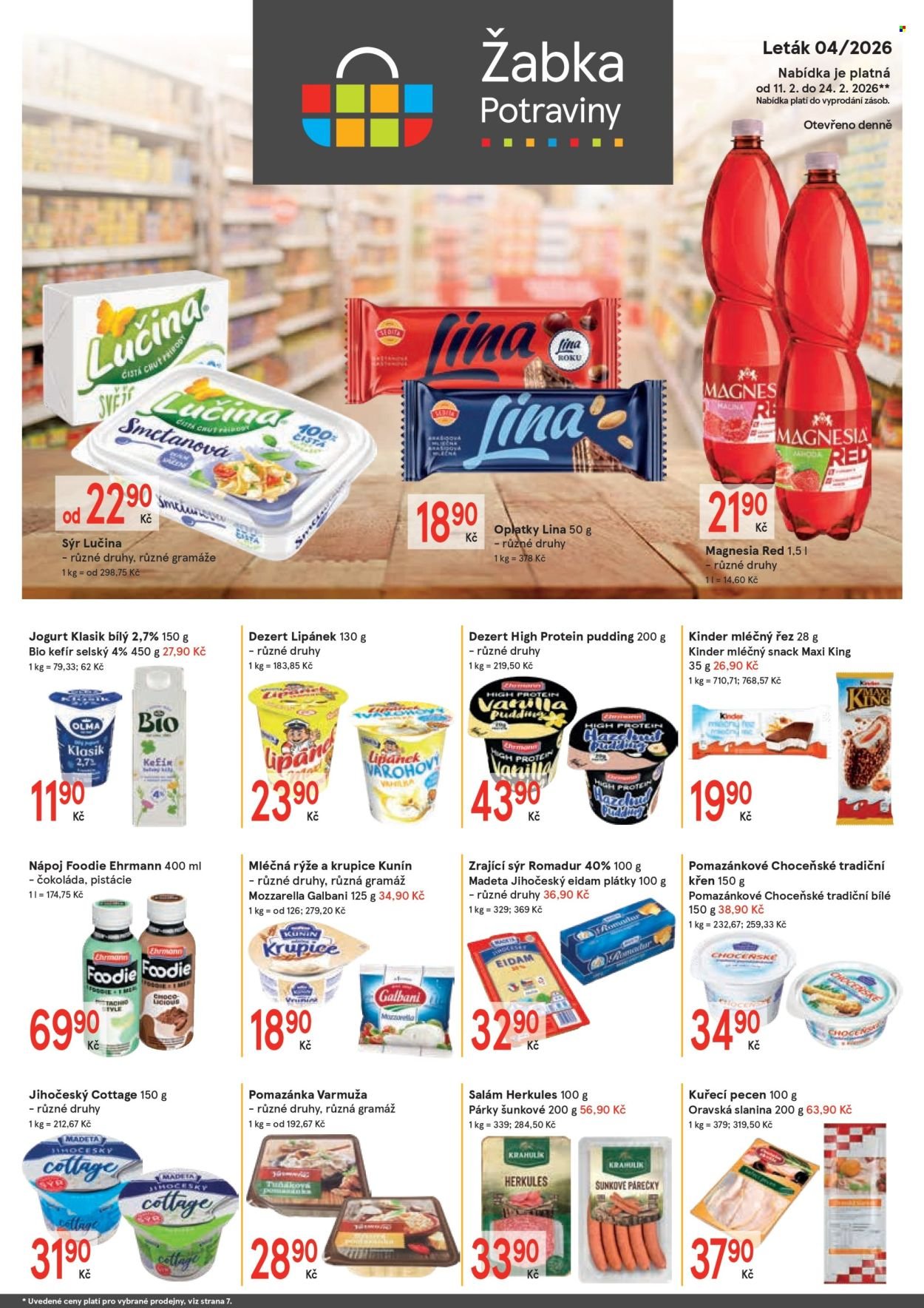 ŽABKA leták - Od středy 11.2.2026 (2026-02-11 - 2026-02-24)