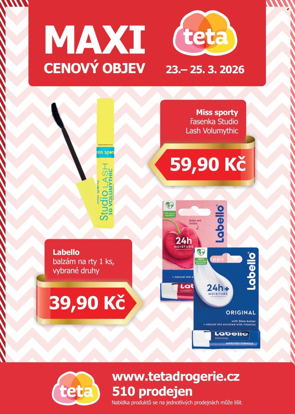 TETA DROGERIE leták - Maxi cenový objev (2026-03-23 - 2026-03-25)