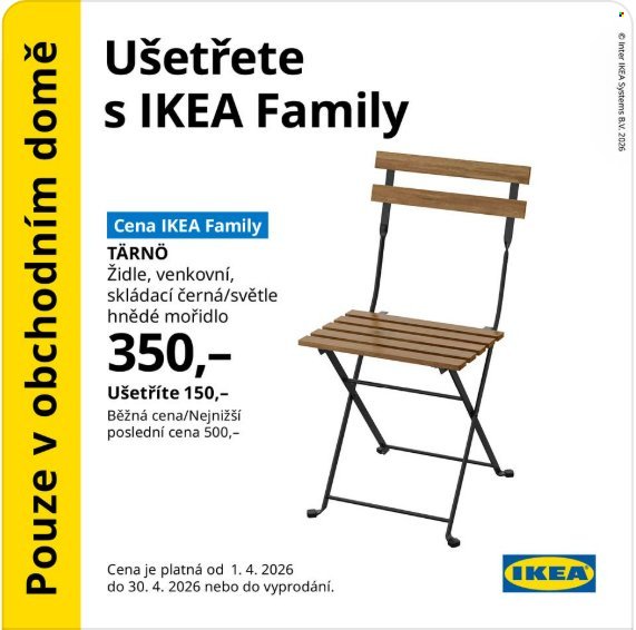 IKEA leták - Od středy 1.4.2026 (2026-04-01 - 2026-04-30)