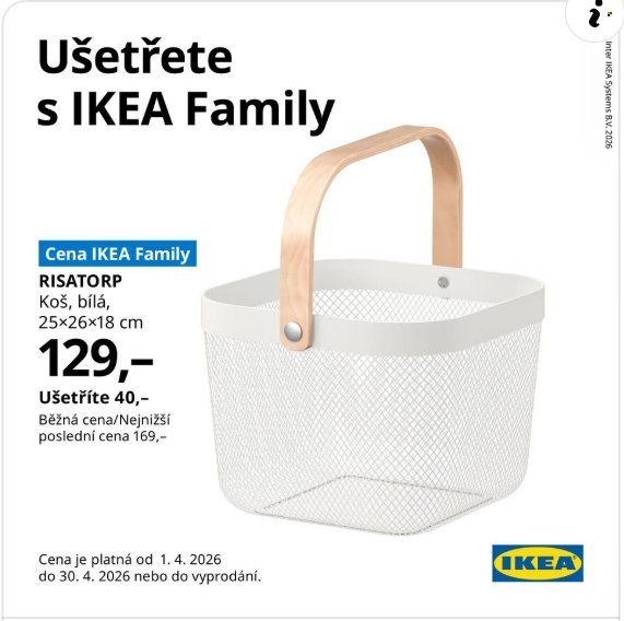 IKEA leták - Od středy 1.4.2026 (2026-04-01 - 2026-04-30)