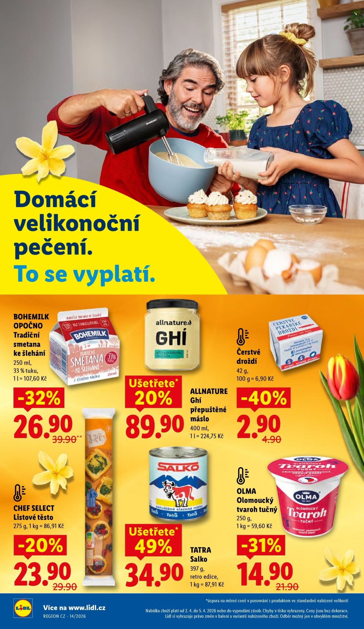 LIDL leták - Od čtvrtka 2.4.2026 (2026-04-02 - 2026-04-05)