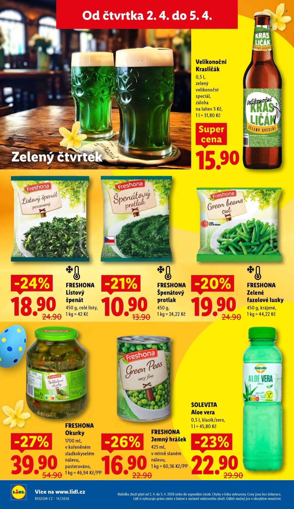 LIDL leták - Od čtvrtka 2.4.2026 (2026-04-02 - 2026-04-05)