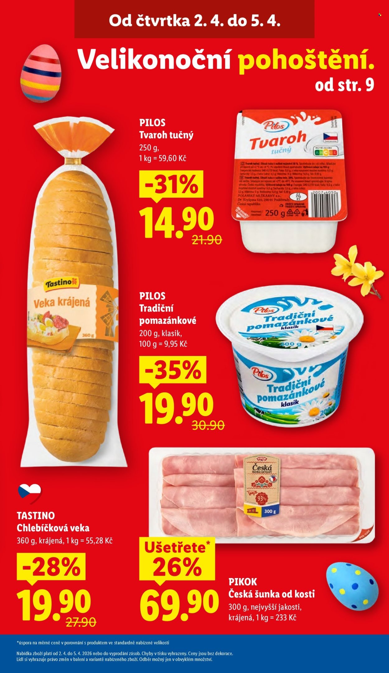 LIDL leták - Od čtvrtka 2.4.2026 (2026-04-02 - 2026-04-05)