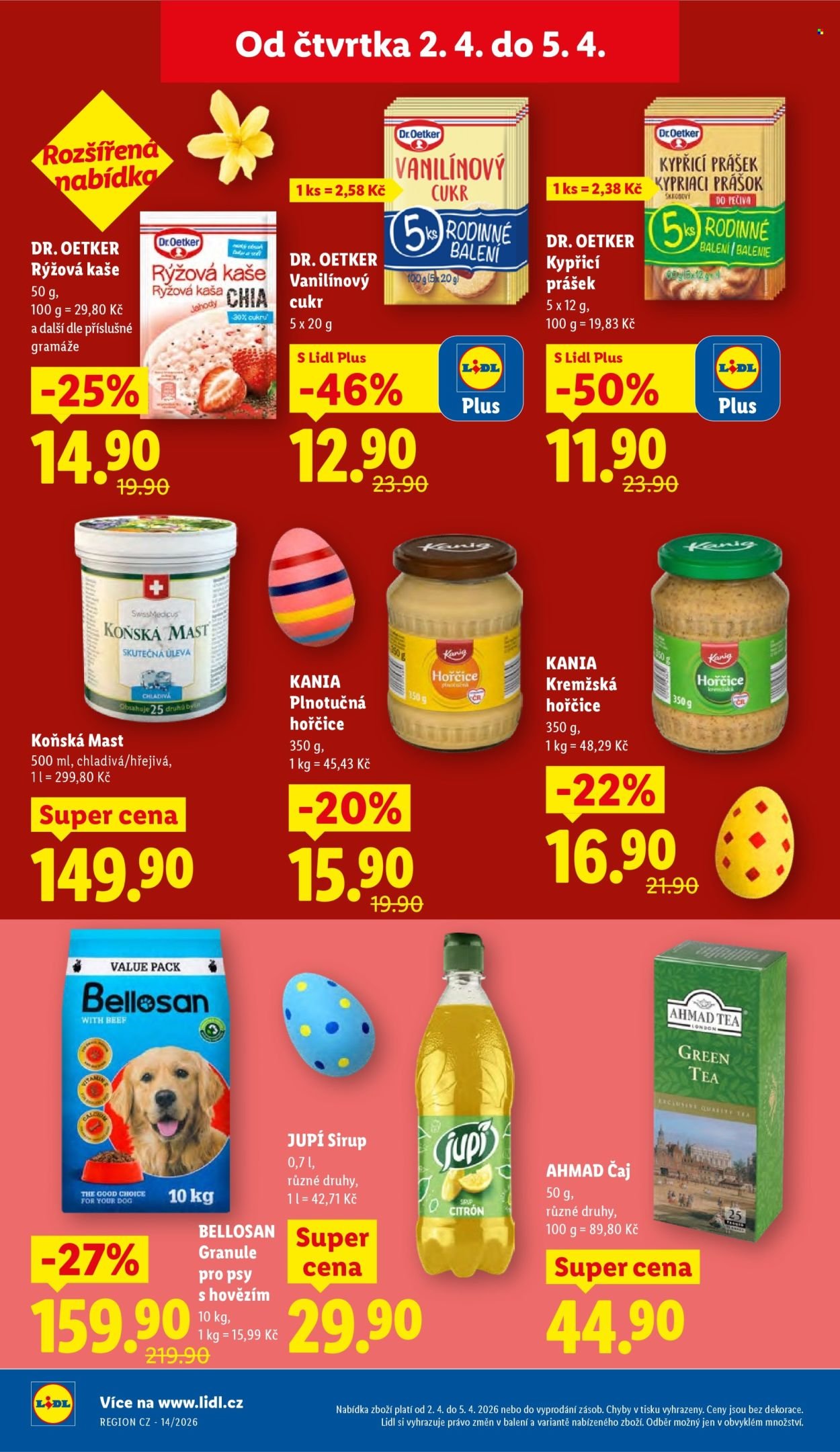 LIDL leták - Od čtvrtka 2.4.2026 (2026-04-02 - 2026-04-05)