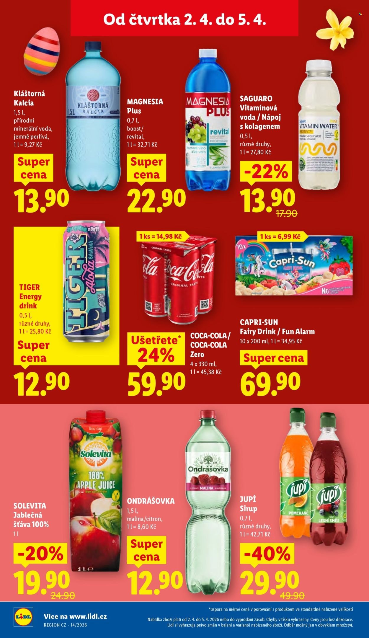 LIDL leták - Od čtvrtka 2.4.2026 (2026-04-02 - 2026-04-05)