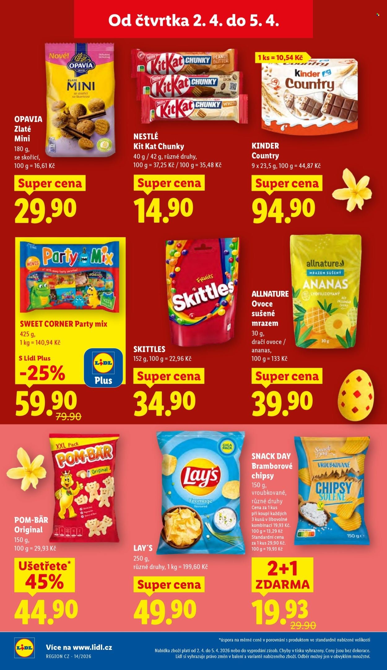 LIDL leták - Od čtvrtka 2.4.2026 (2026-04-02 - 2026-04-05)