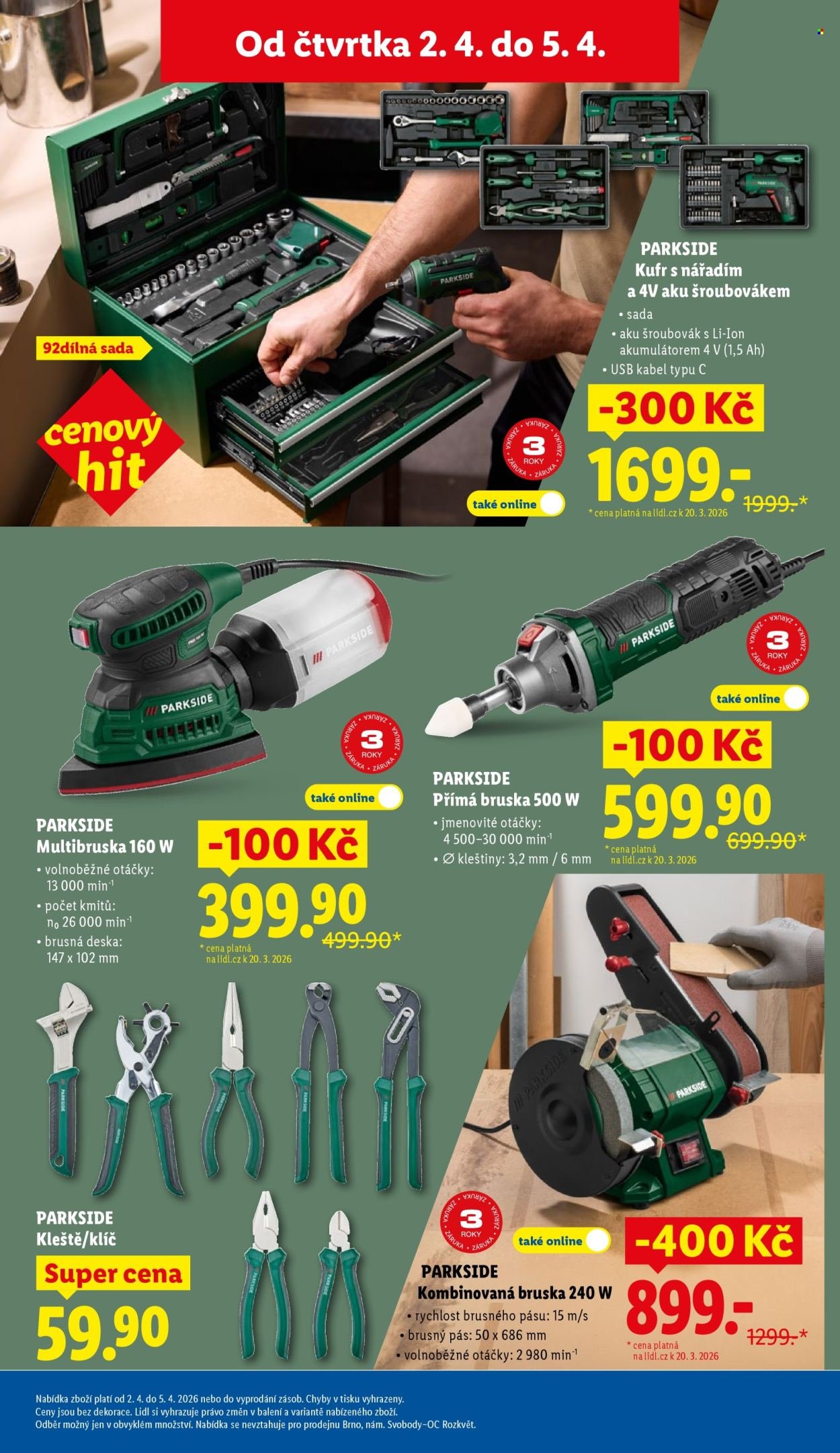 LIDL leták - Od čtvrtka 2.4.2026 (2026-04-02 - 2026-04-05)