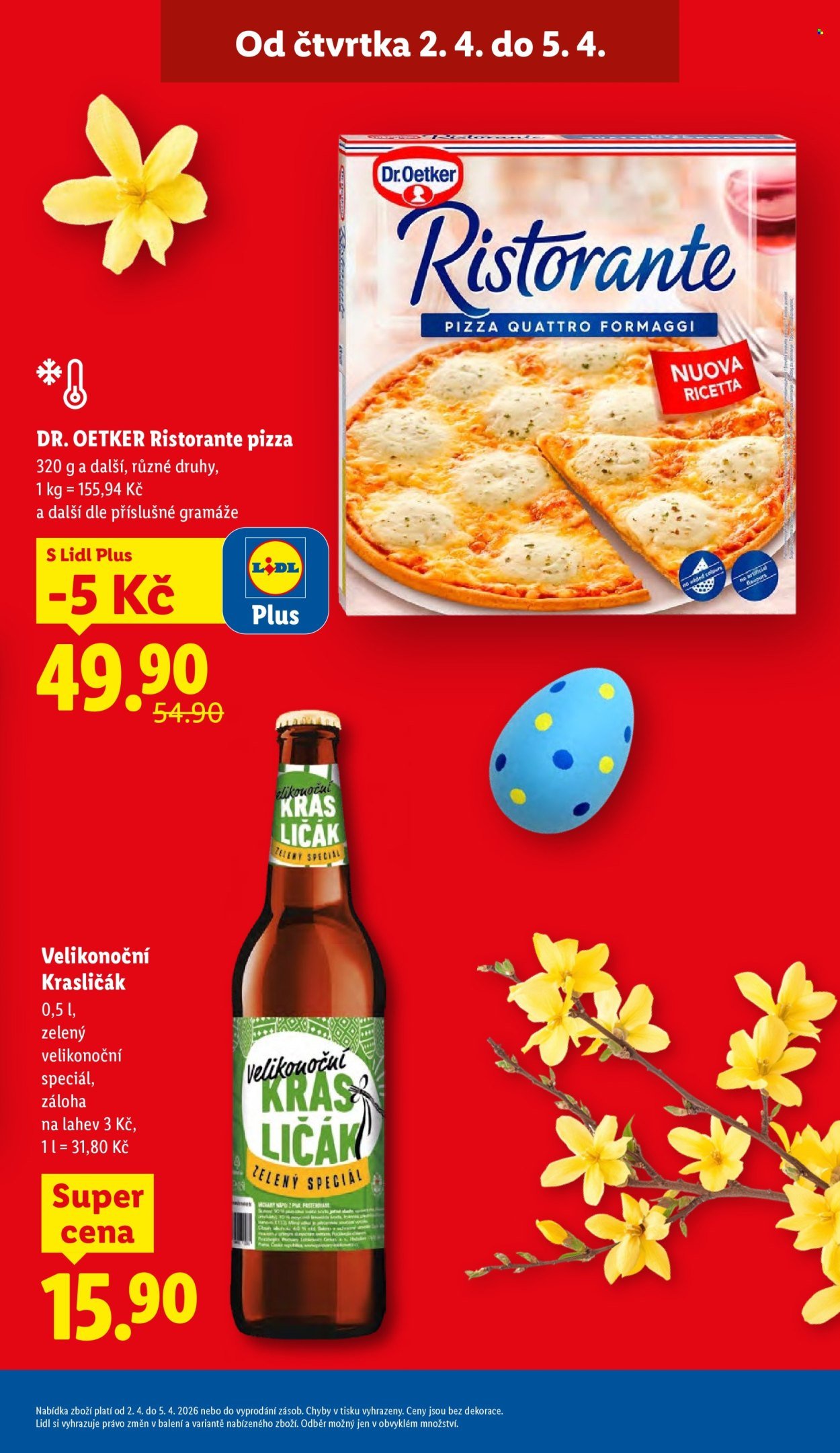 LIDL leták - Od čtvrtka 2.4.2026 (2026-04-02 - 2026-04-05)