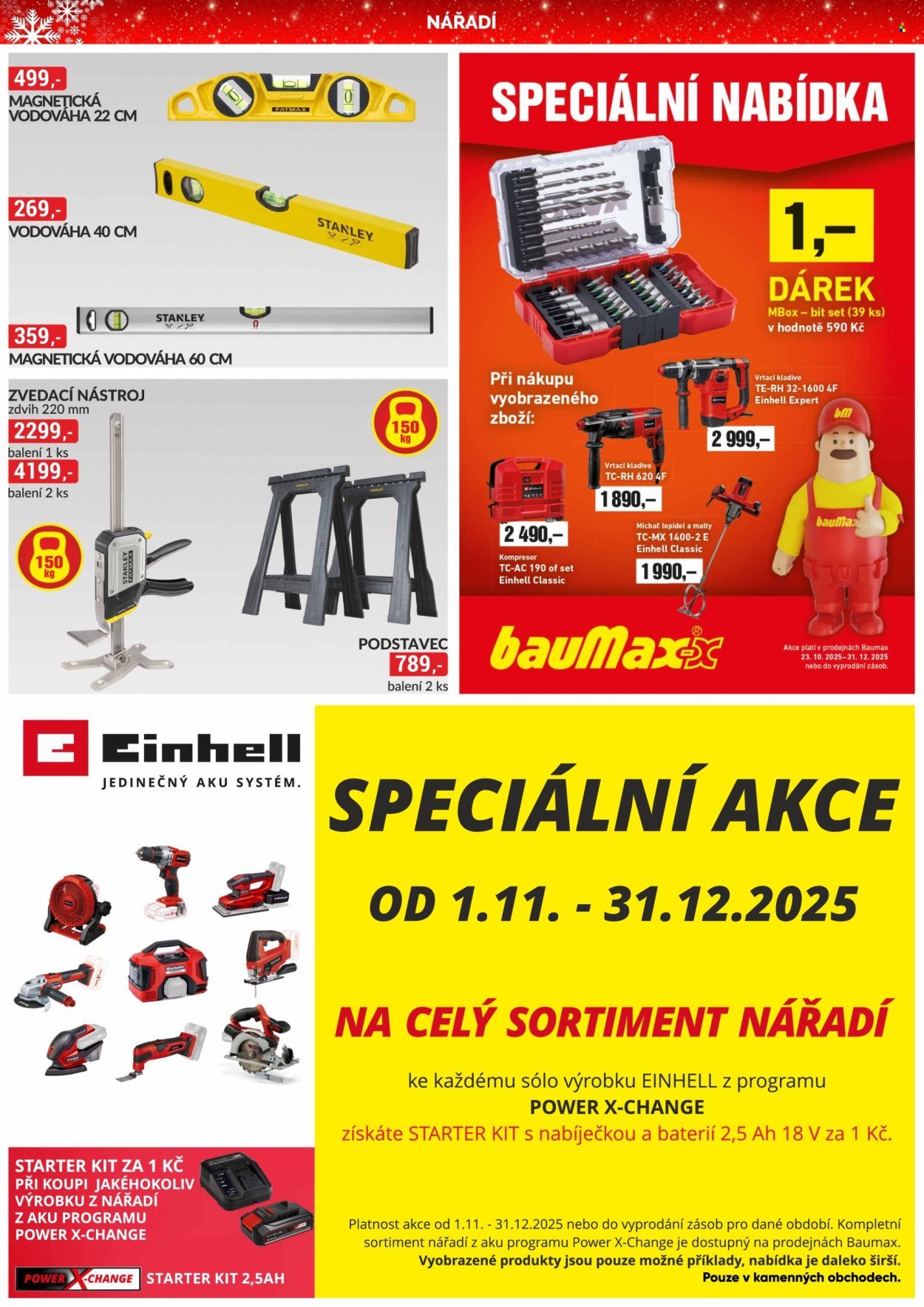 BAUMAX leták - Od pondělí 1.12.2025 (2025-12-01 - 2025-12-31)