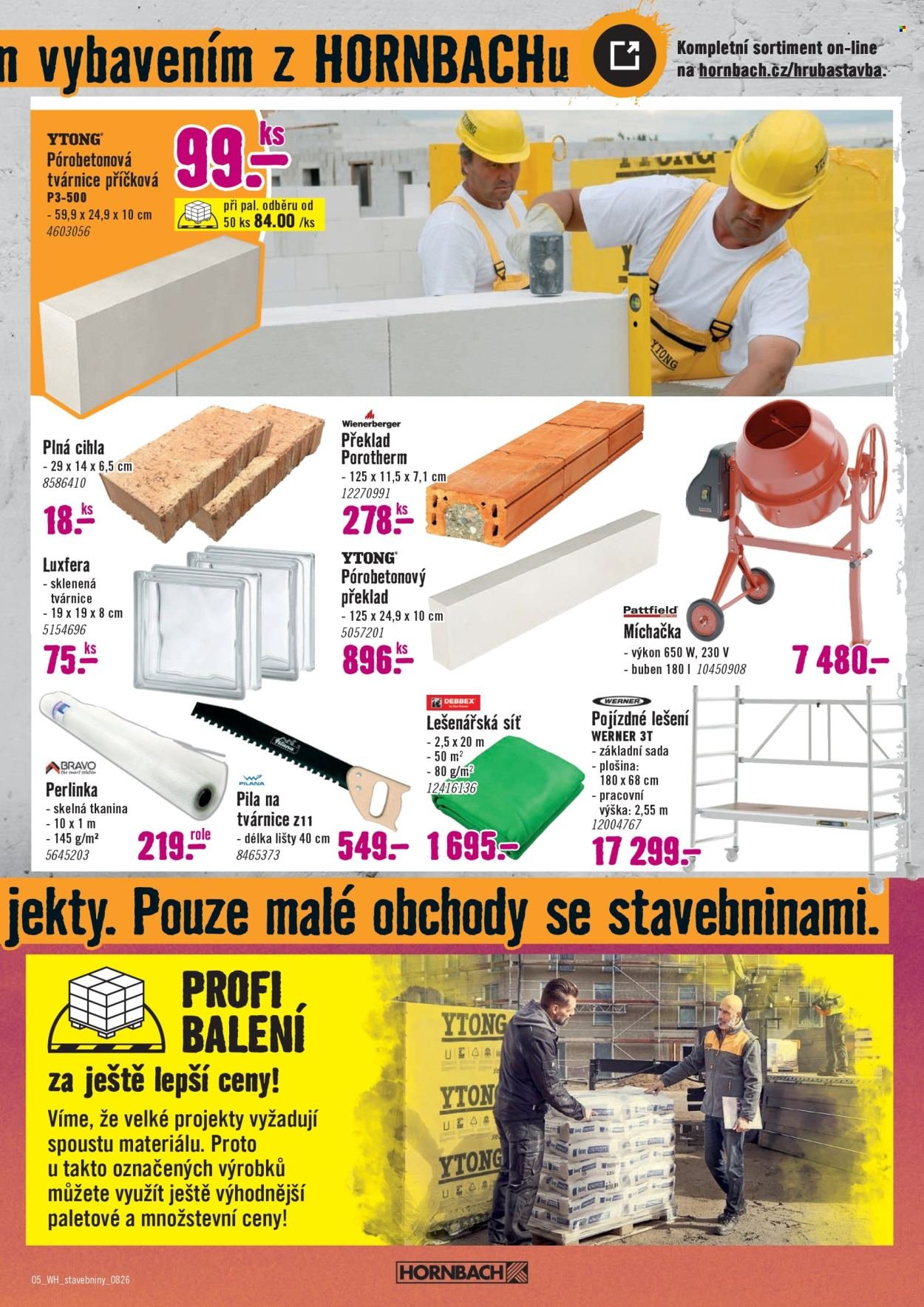 HORNBACH leták - Váš další projekt - Stavebniny