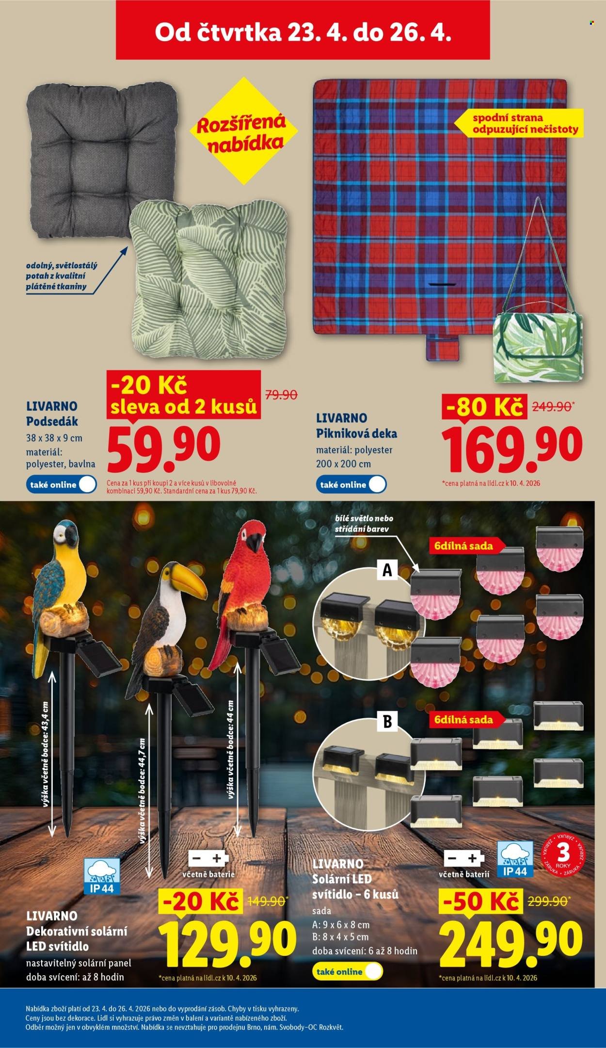 LIDL leták - Spotřební zboží (2026-04-20 - 2026-04-26)