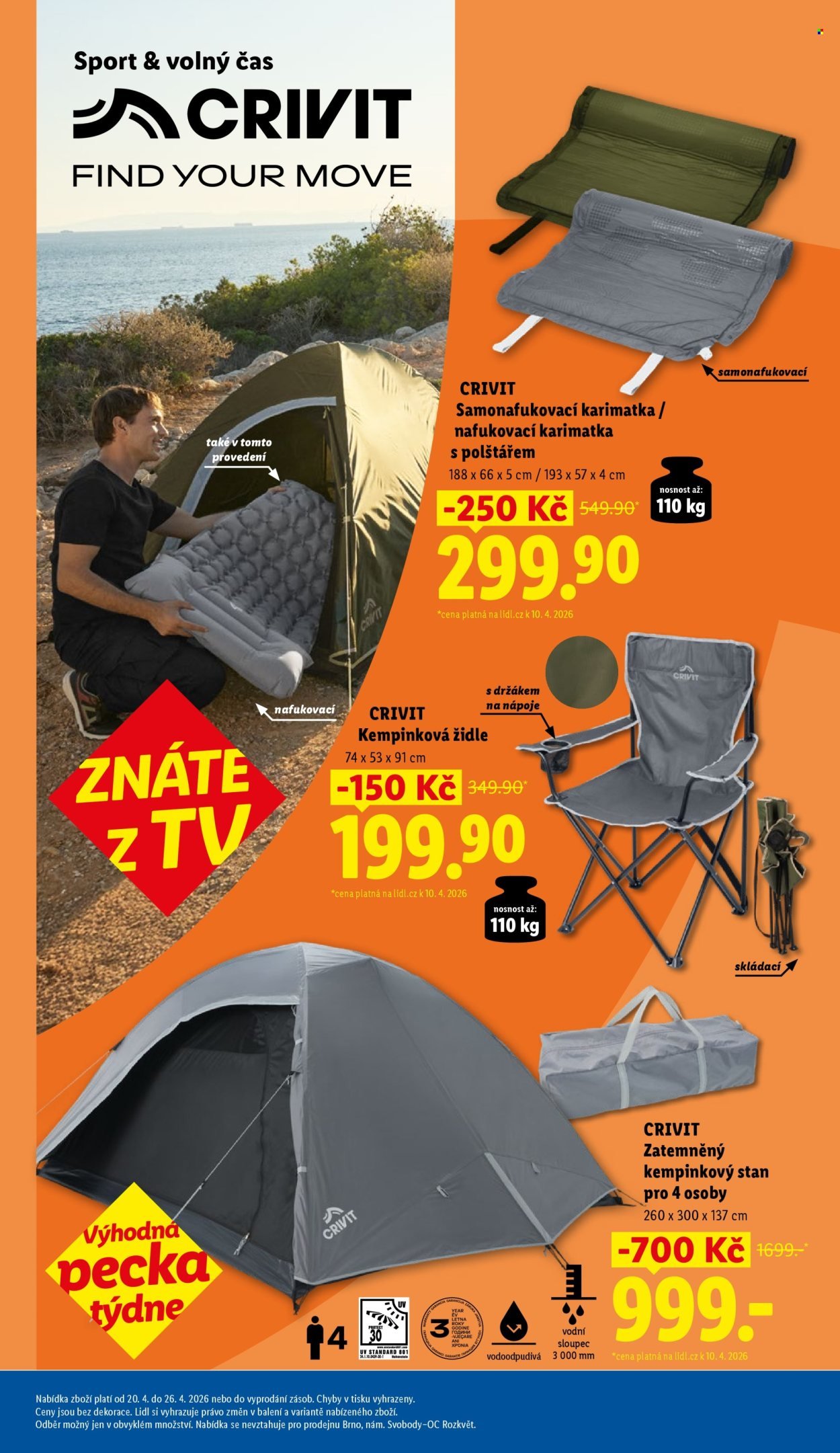 LIDL leták - Spotřební zboží (2026-04-20 - 2026-04-26)