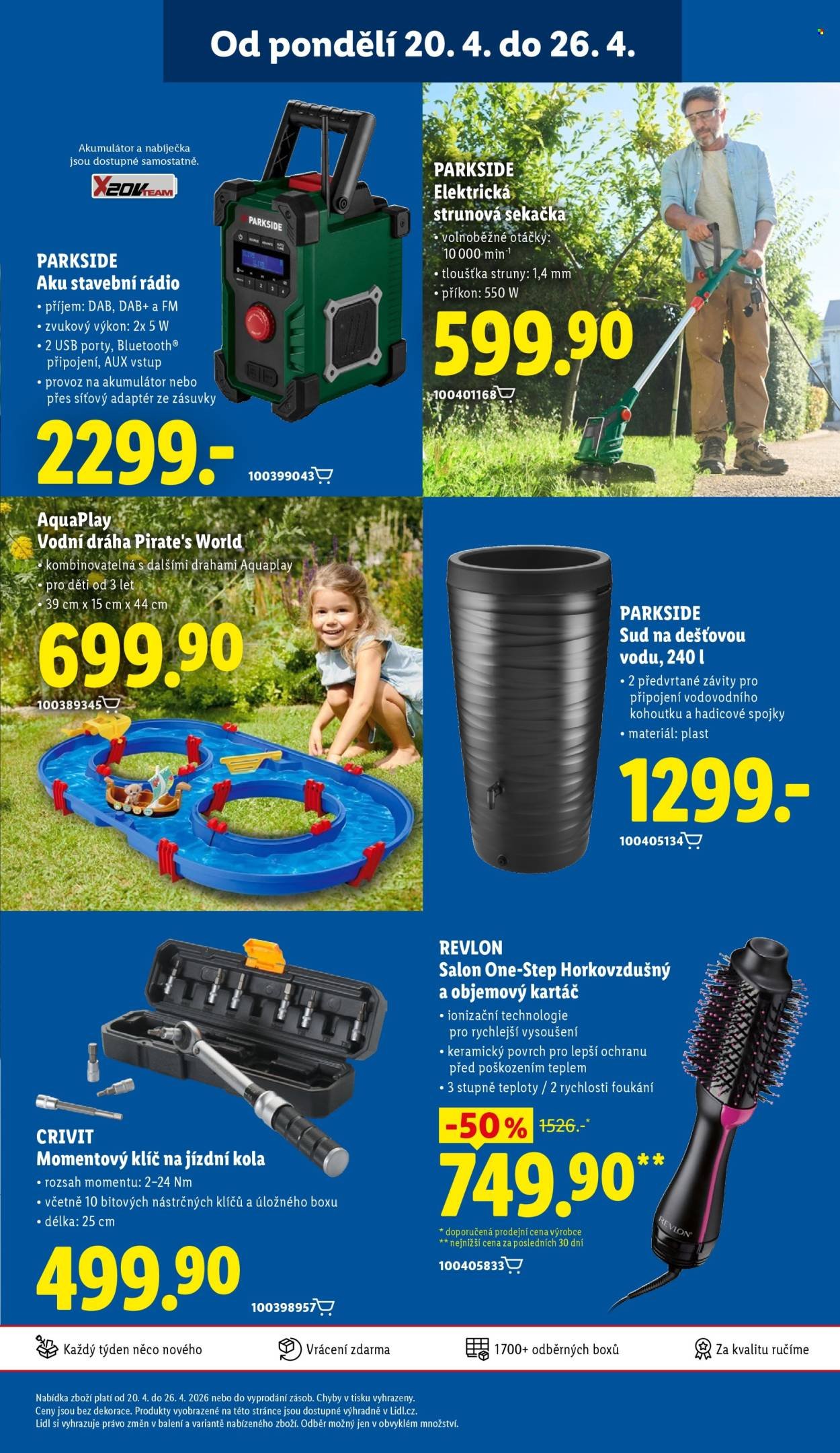 LIDL leták - Spotřební zboží (2026-04-20 - 2026-04-26)