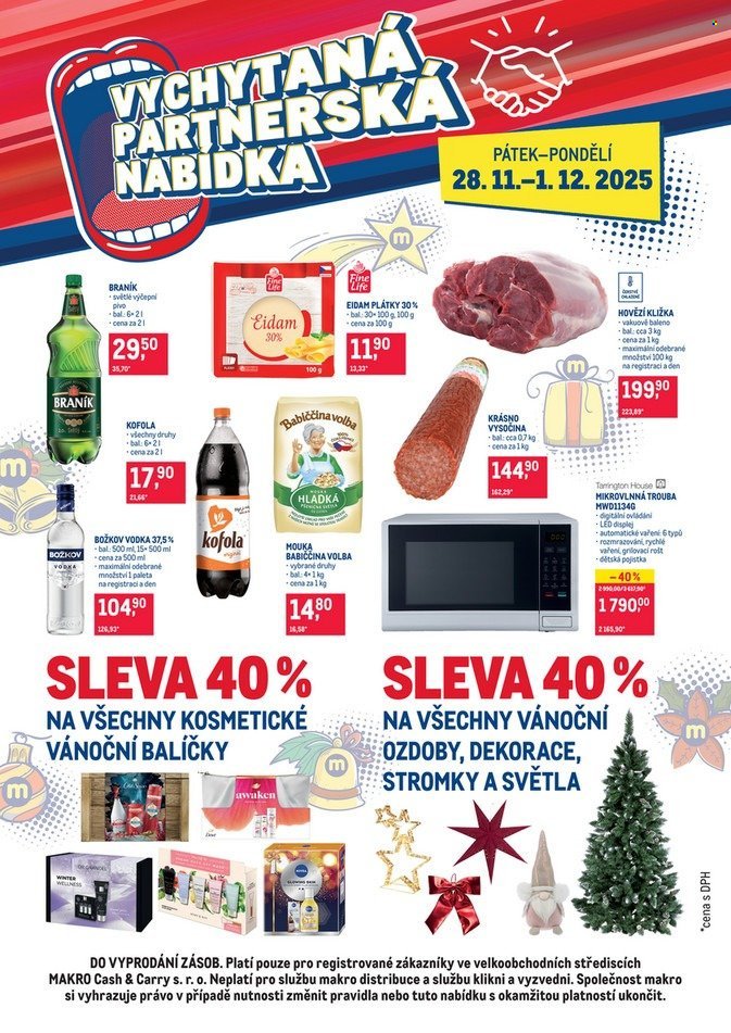 MAKRO leták - Partnerská nabídka (2025-11-28 - 2025-12-01)
