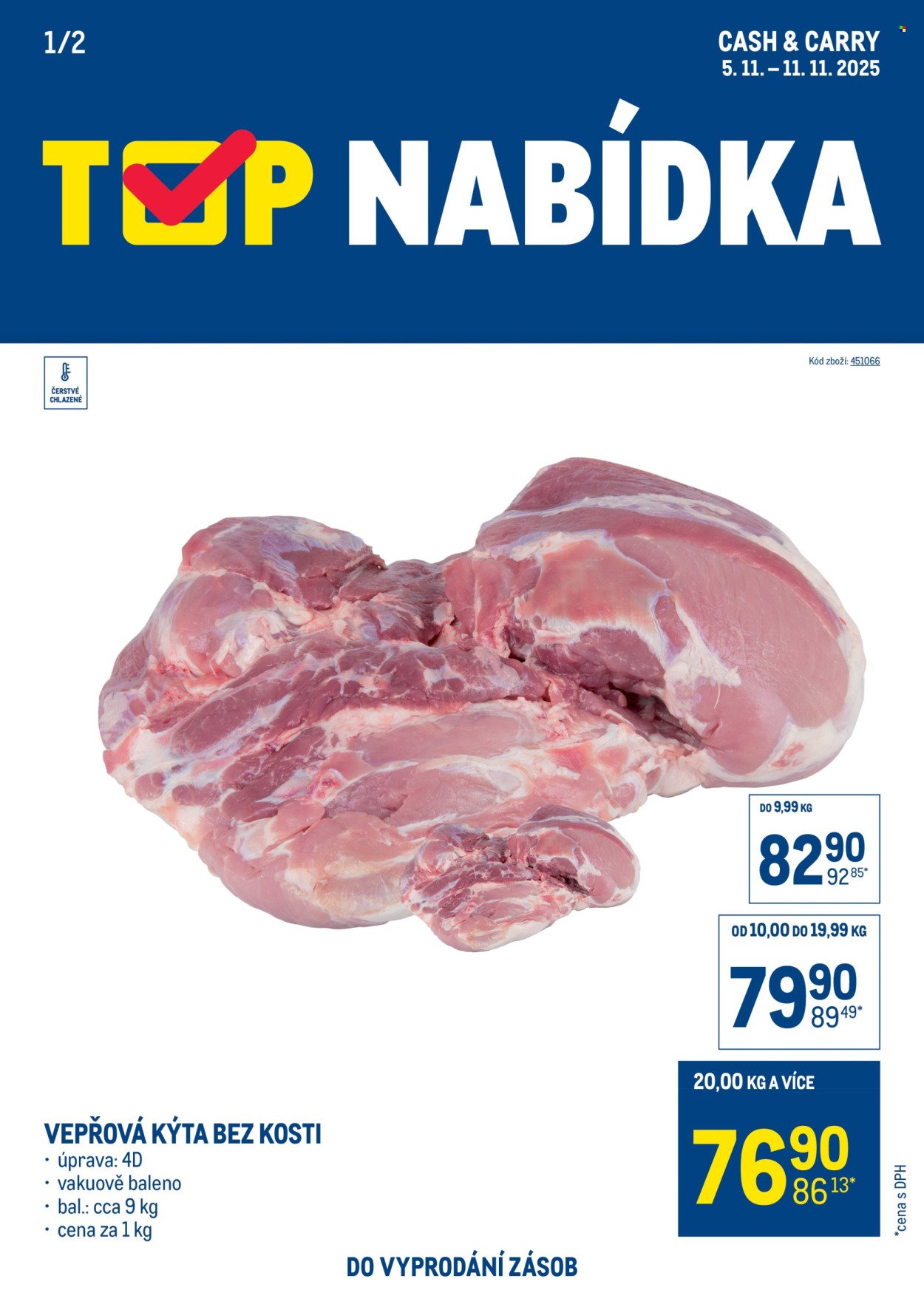 MAKRO leták - TOP maso (2025-11-05 - 2025-11-11)