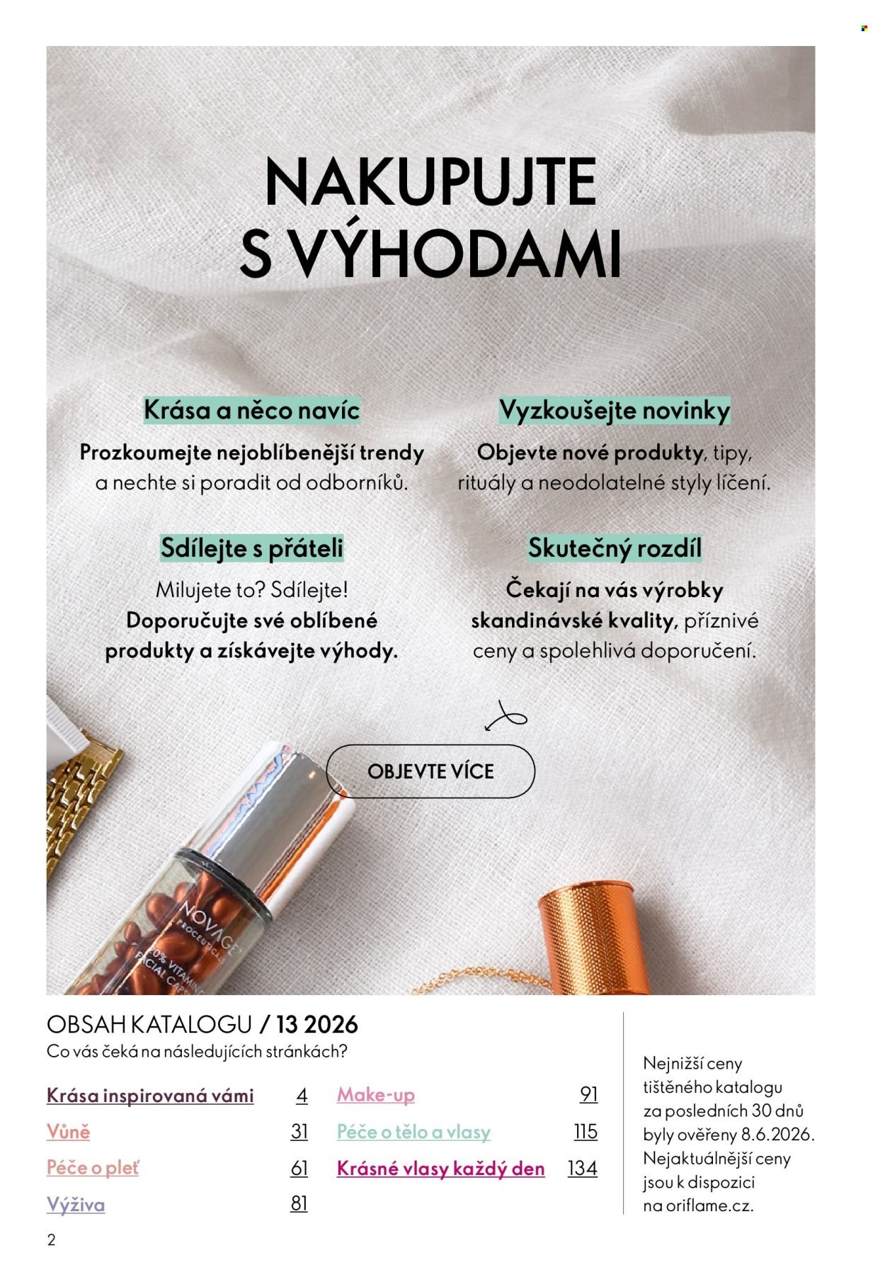 ORIFLAME leták - Od středy 9.9.2026