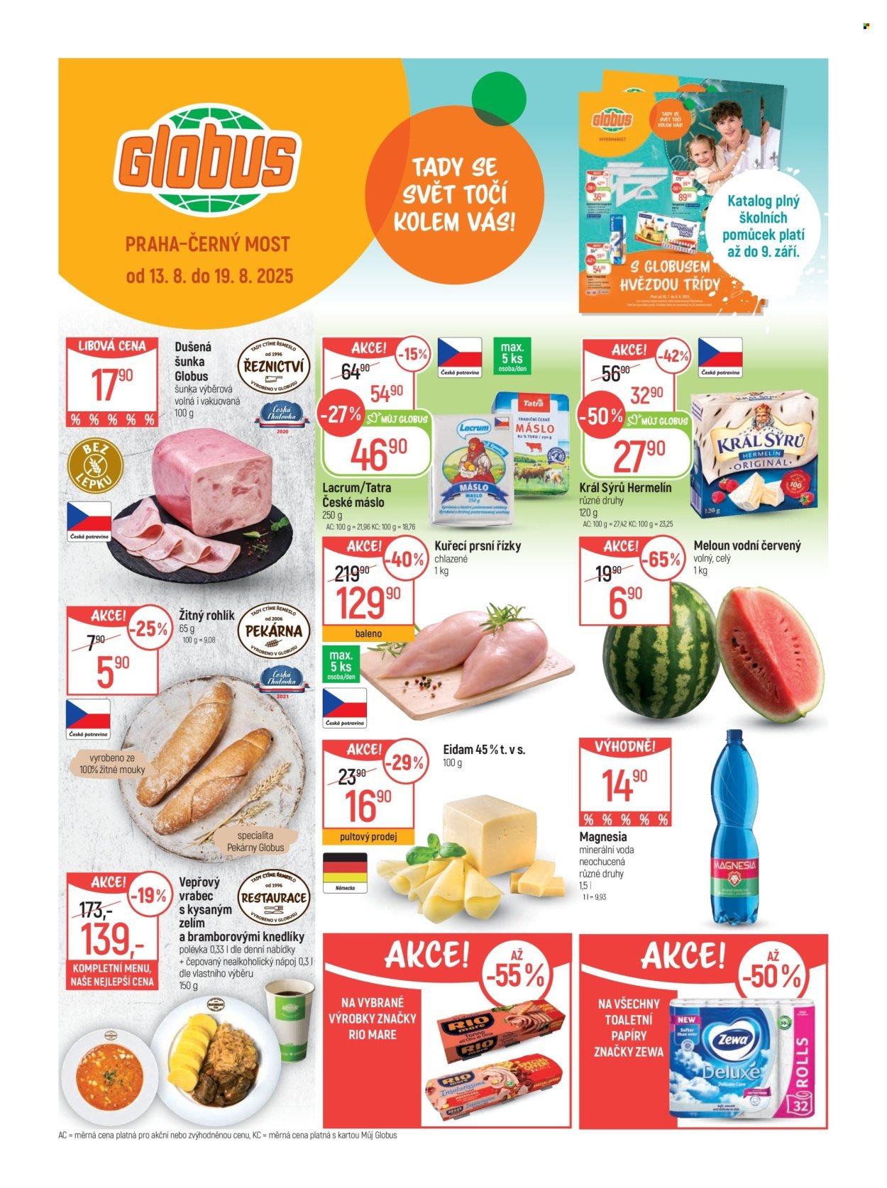 GLOBUS leták - Od středy 13.8.2025 (2025-08-13 - 2025-08-19)