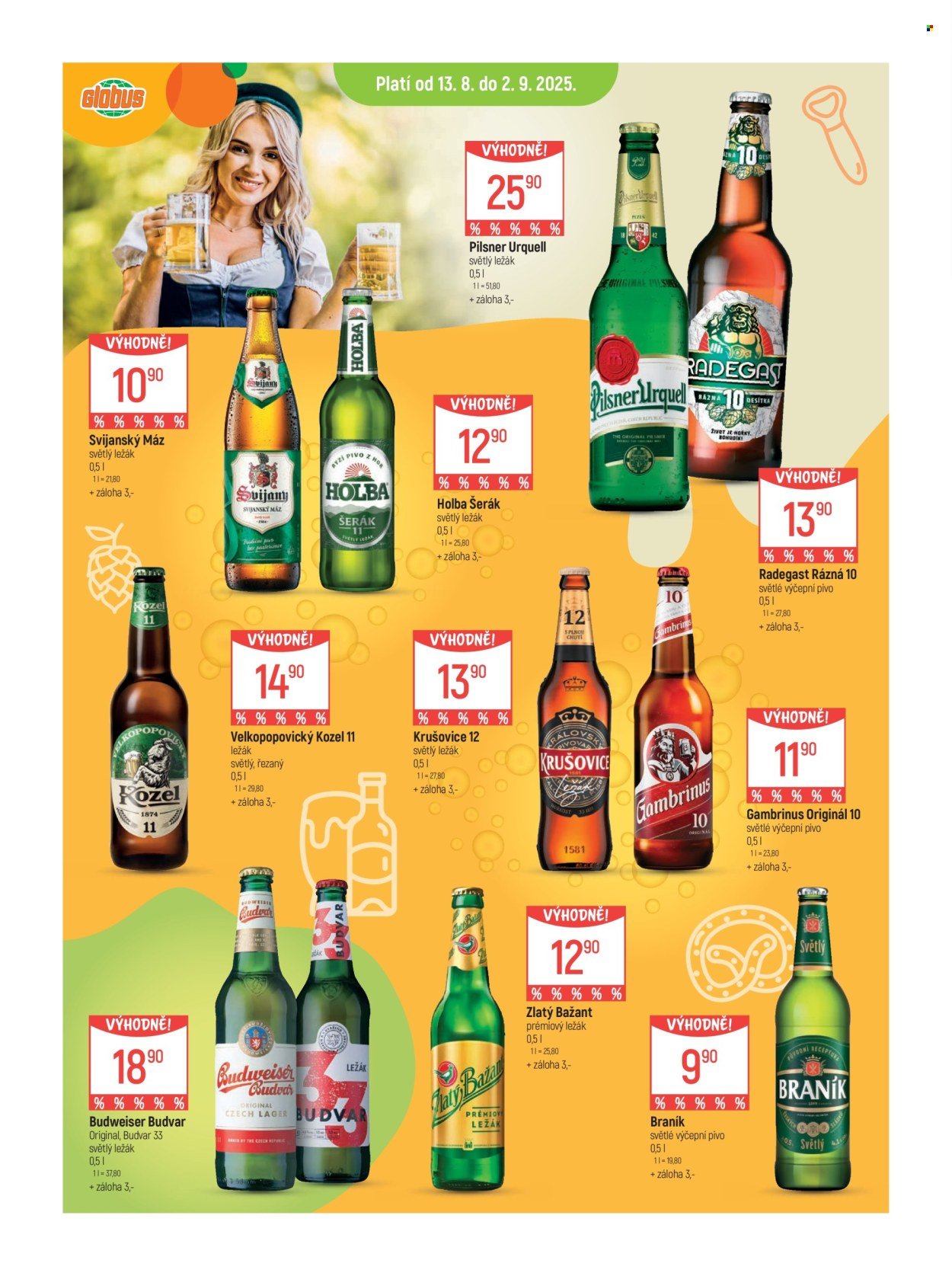 GLOBUS leták - Od středy 13.8.2025 (2025-08-13 - 2025-08-19)
