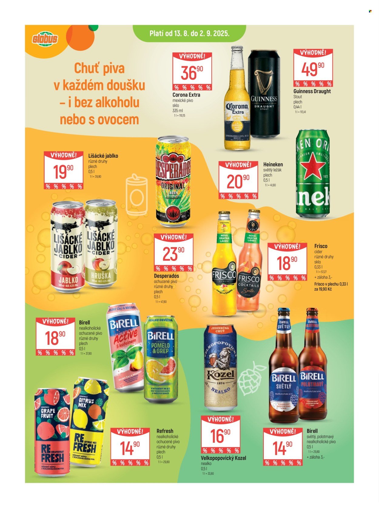 GLOBUS leták - Od středy 13.8.2025 (2025-08-13 - 2025-08-19)