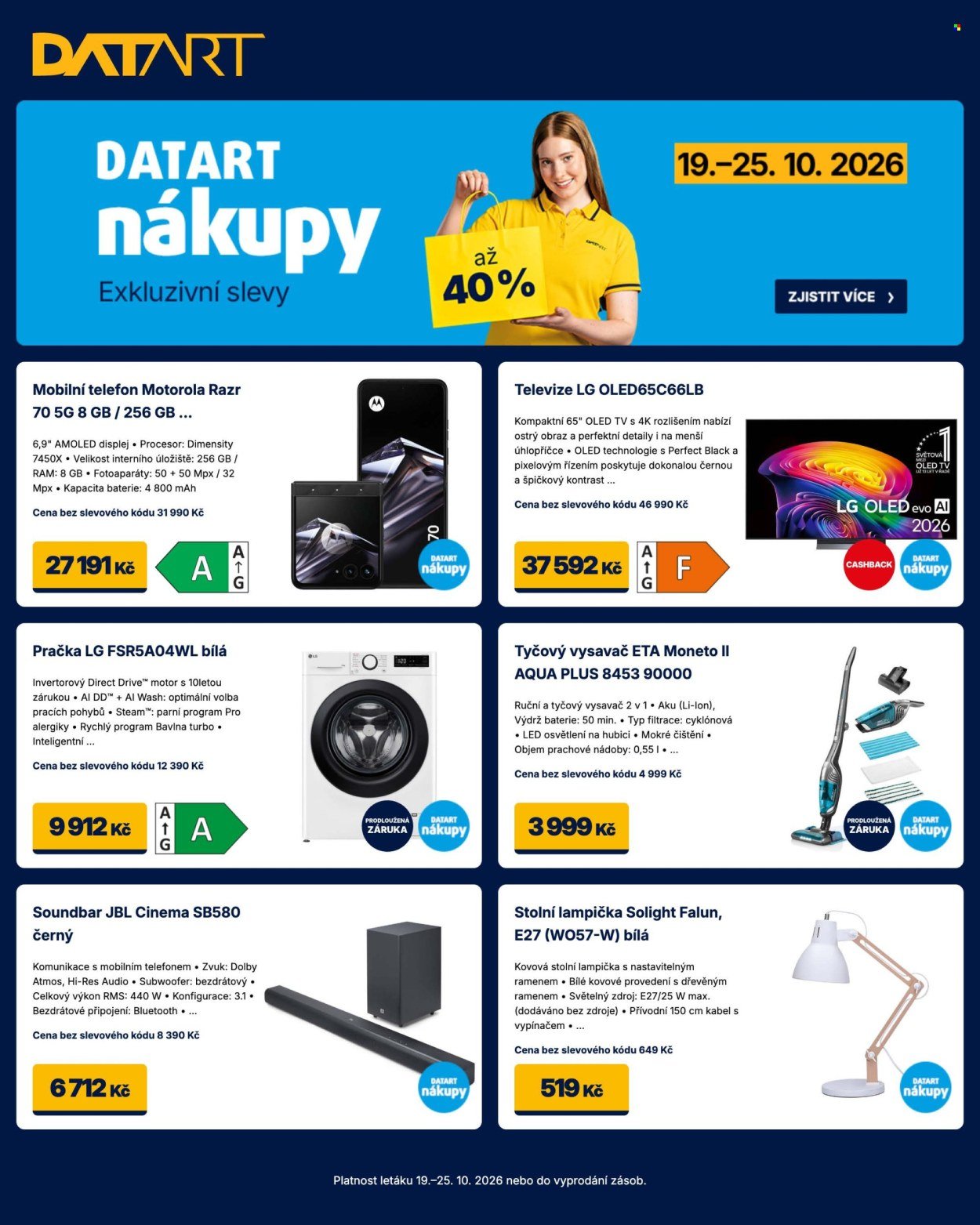 DATART leták - Datart nákupy exkluzivní slevy