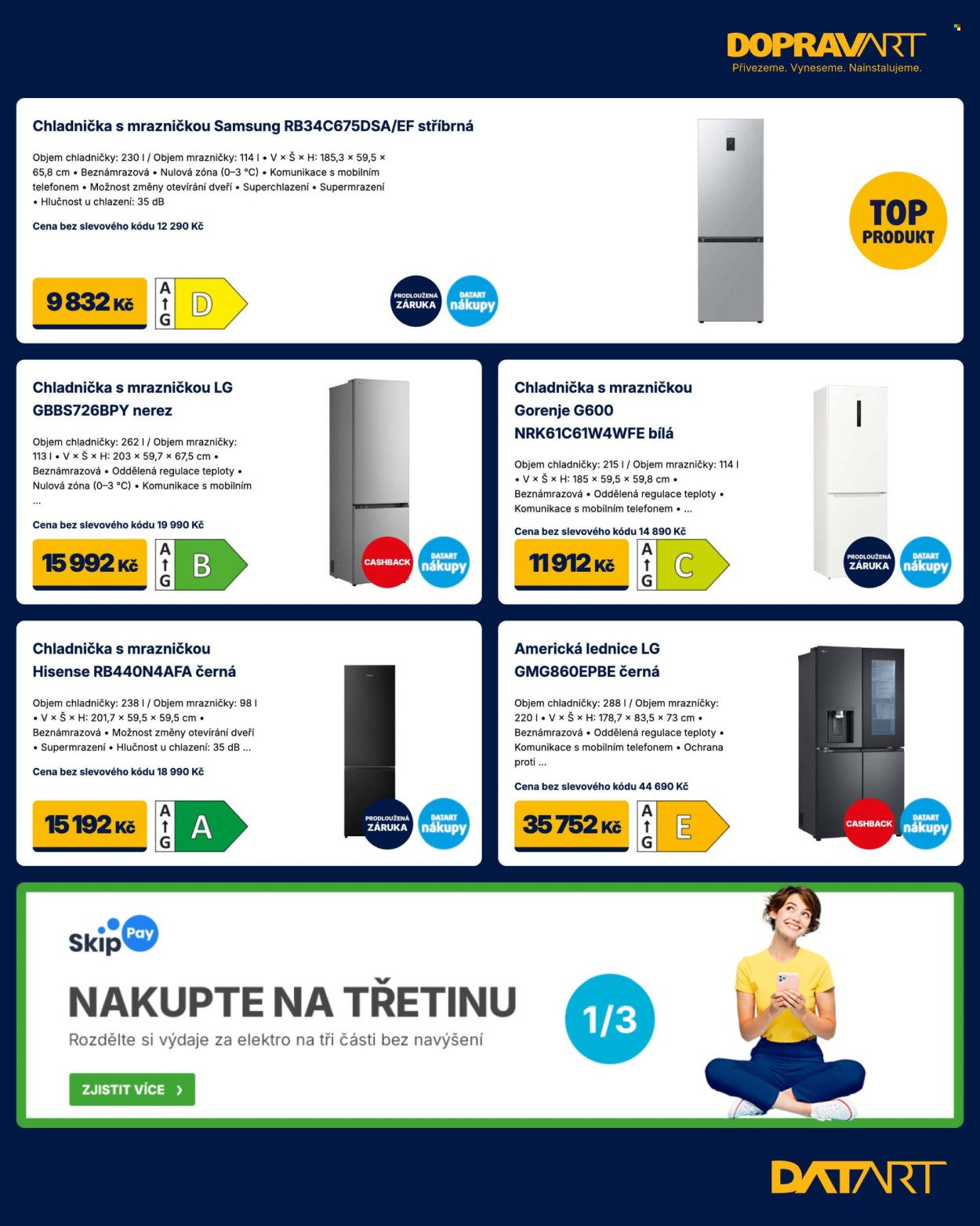 DATART leták - Datart nákupy exkluzivní slevy