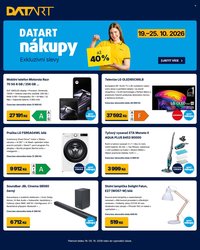 DATART leták - Datart nákupy exkluzivní slevy