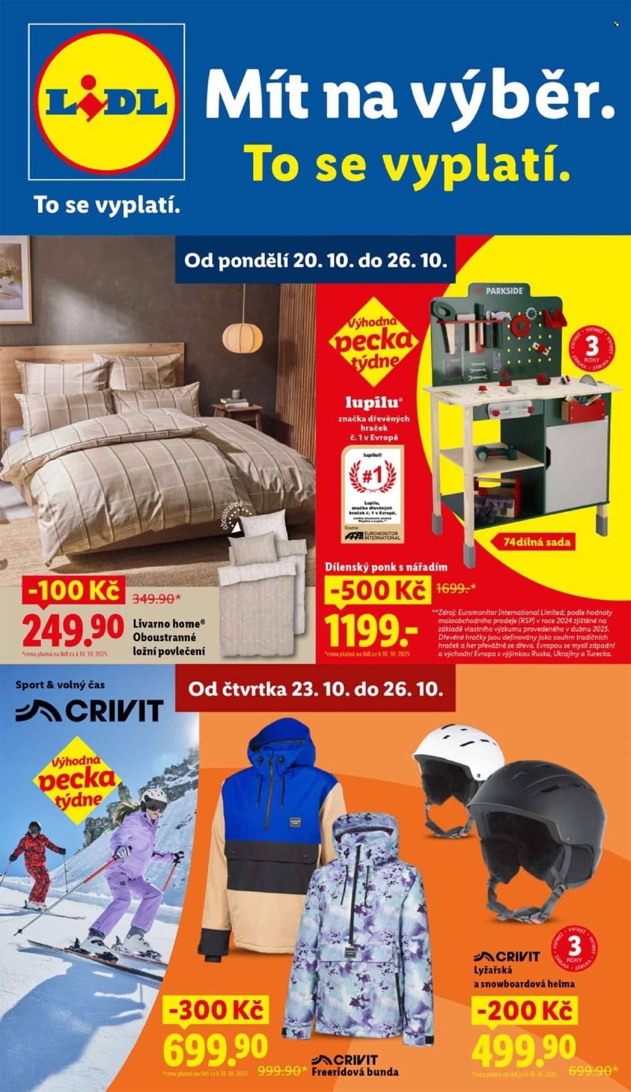 LIDL leták - Spotřební zboží (2025-10-20 - 2025-10-26)