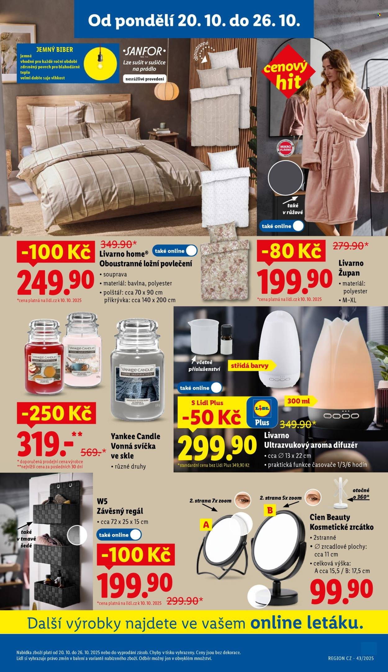 LIDL leták - Spotřební zboží (2025-10-20 - 2025-10-26)