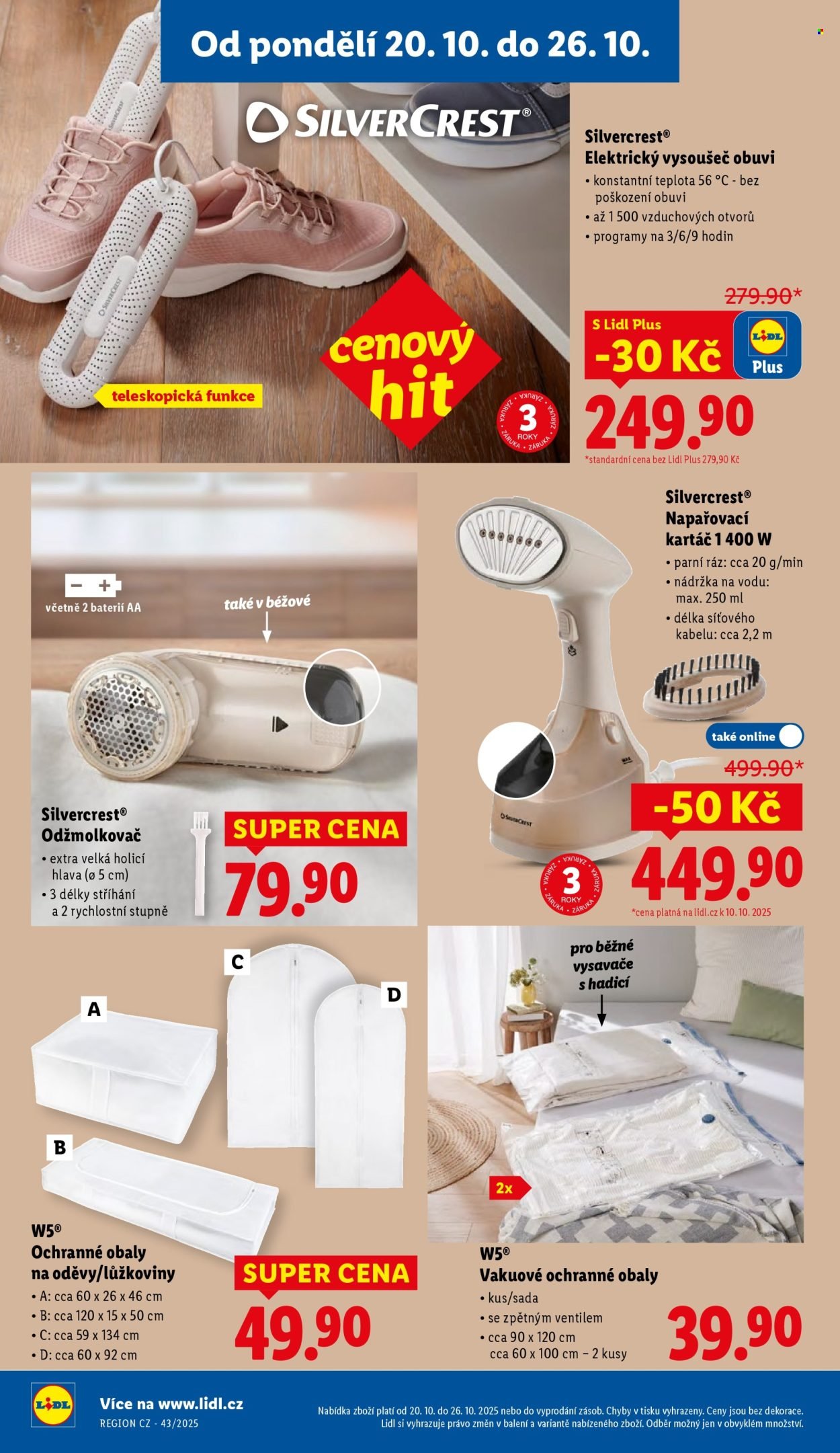 LIDL leták - Spotřební zboží (2025-10-20 - 2025-10-26)