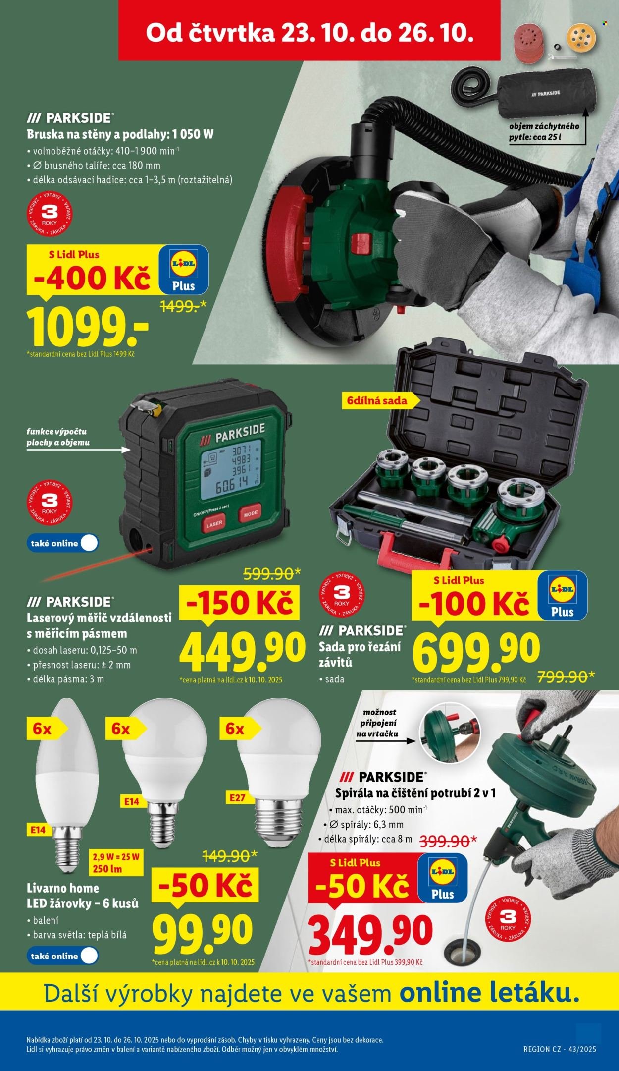 LIDL leták - Spotřební zboží (2025-10-20 - 2025-10-26)