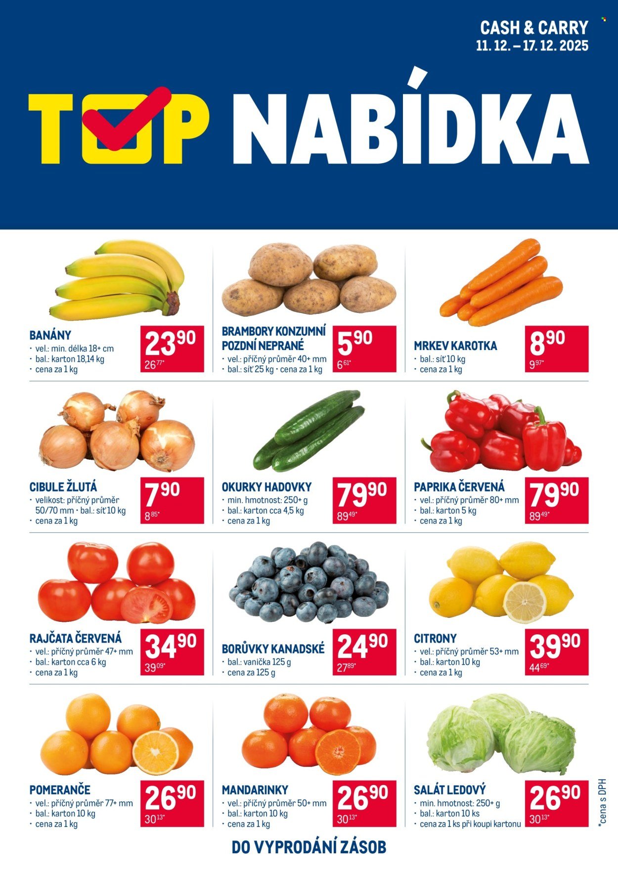 MAKRO leták - TOP ovoce a zelenina (2025-12-11 - 2025-12-17)