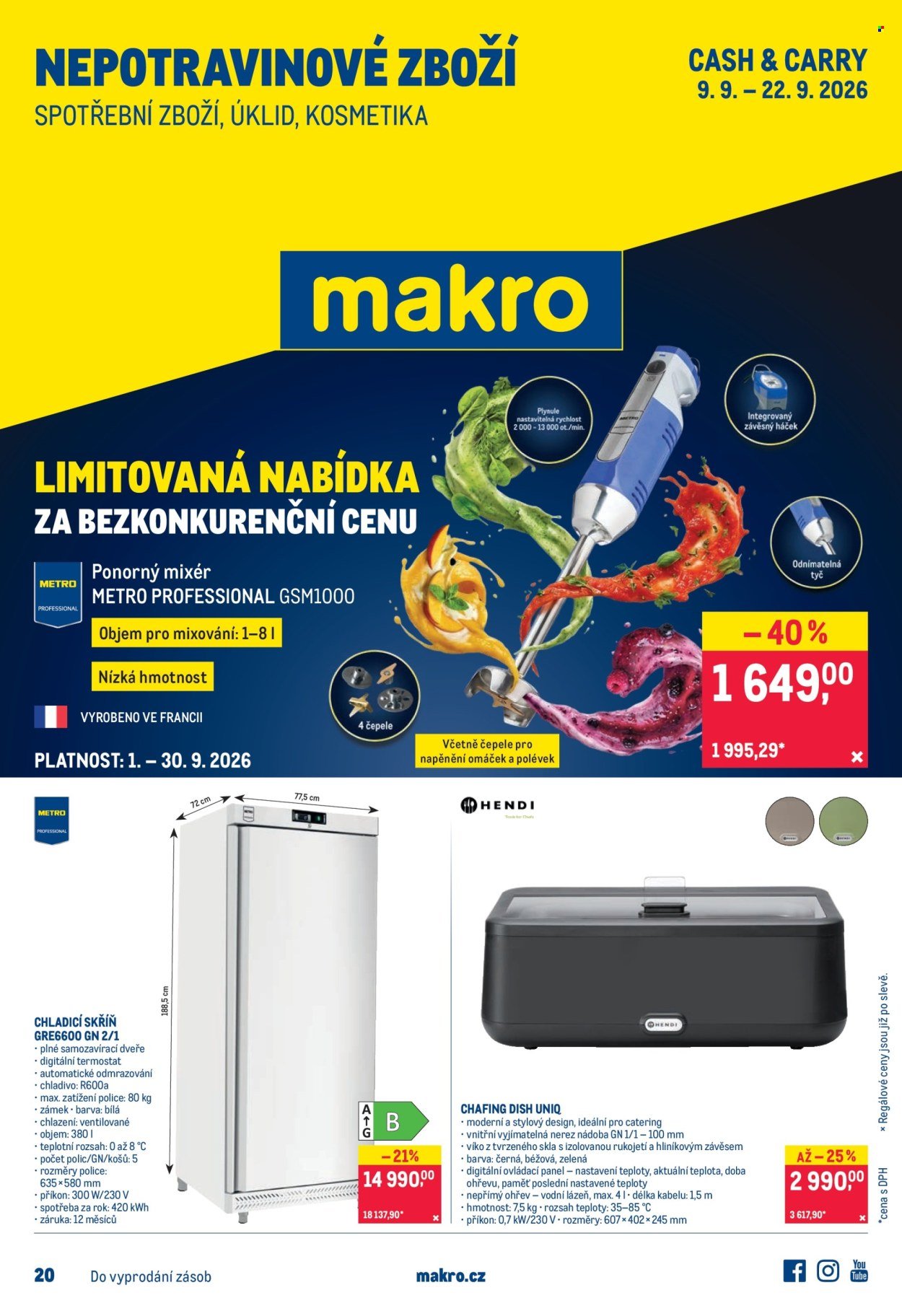 MAKRO leták - Nepotravinové zboží