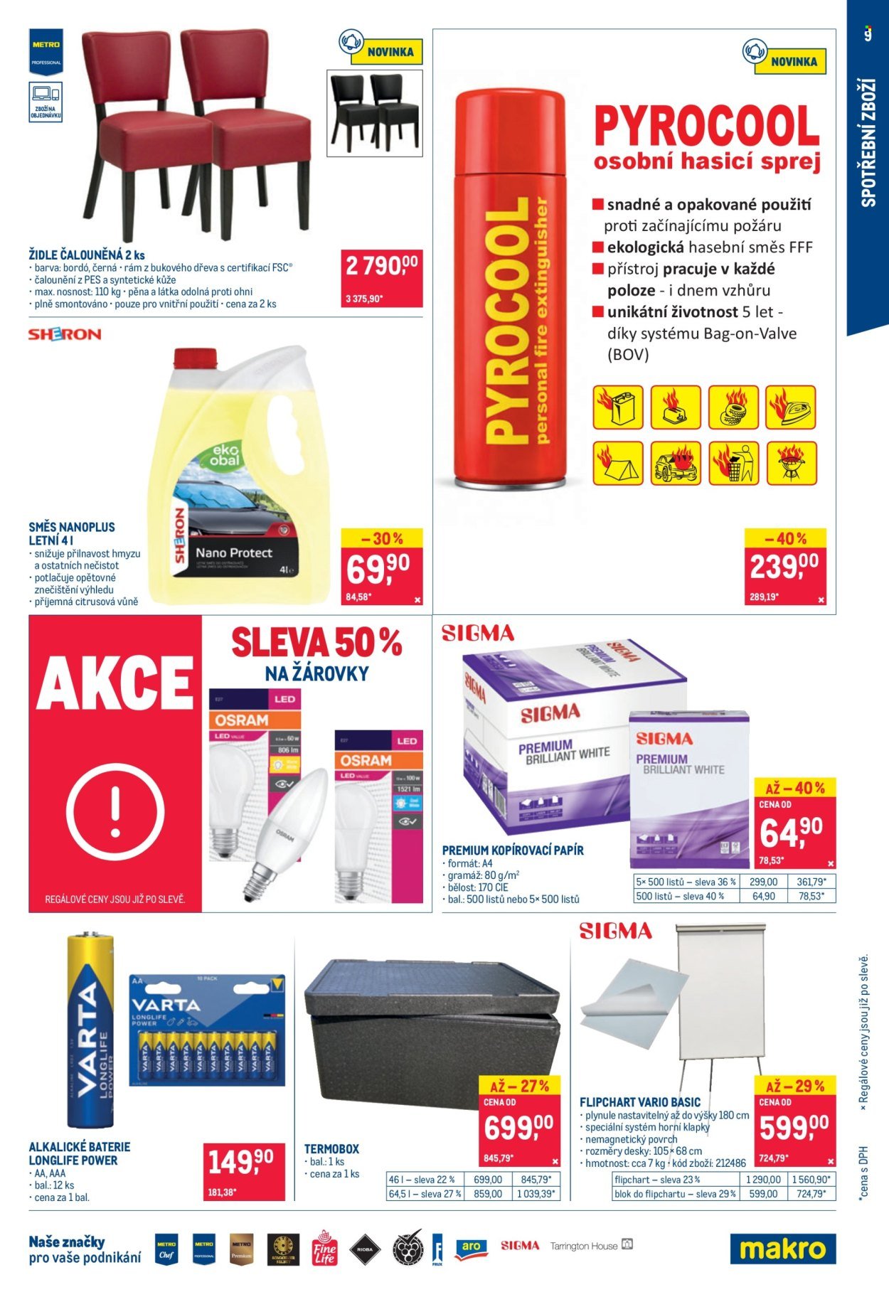 MAKRO leták - Nepotravinové zboží