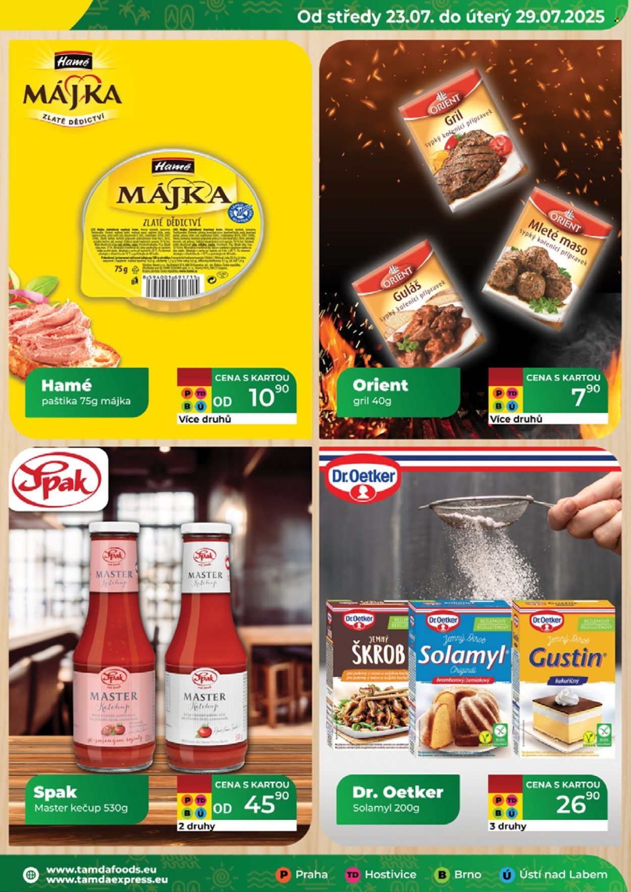 TAMDA FOODS leták - Od středy 23.7.2025 (2025-07-23 - 2025-07-29)
