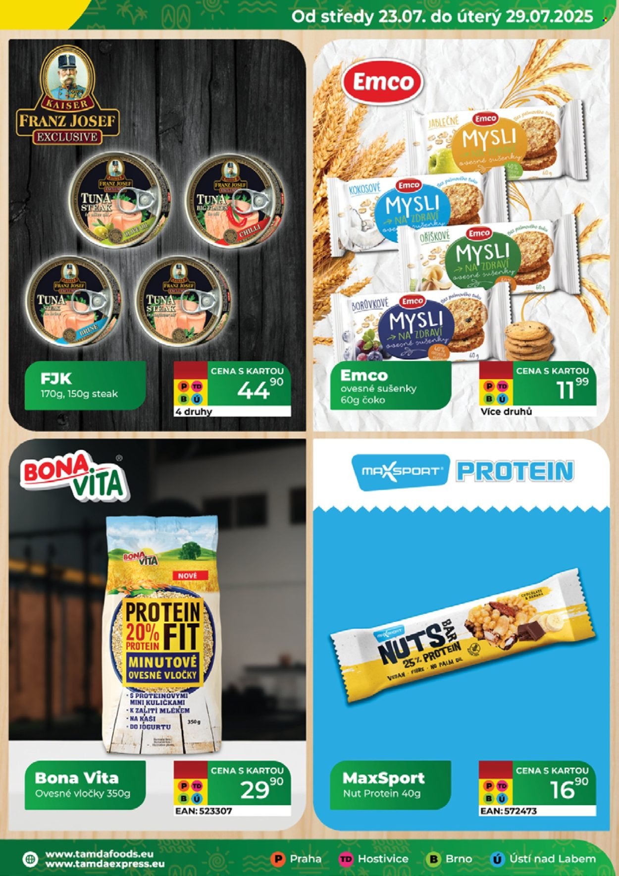 TAMDA FOODS leták - Od středy 23.7.2025 (2025-07-23 - 2025-07-29)