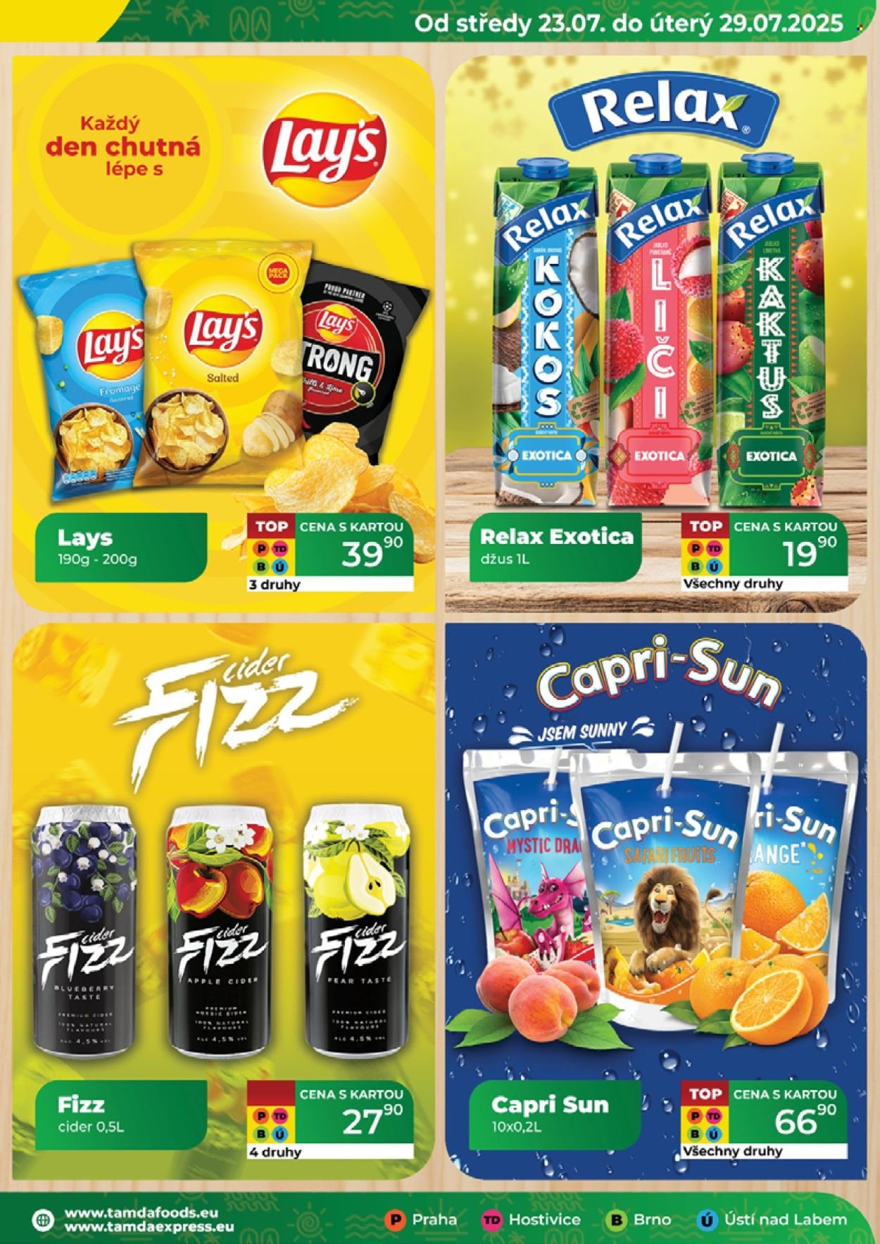 TAMDA FOODS leták - Od středy 23.7.2025 (2025-07-23 - 2025-07-29)
